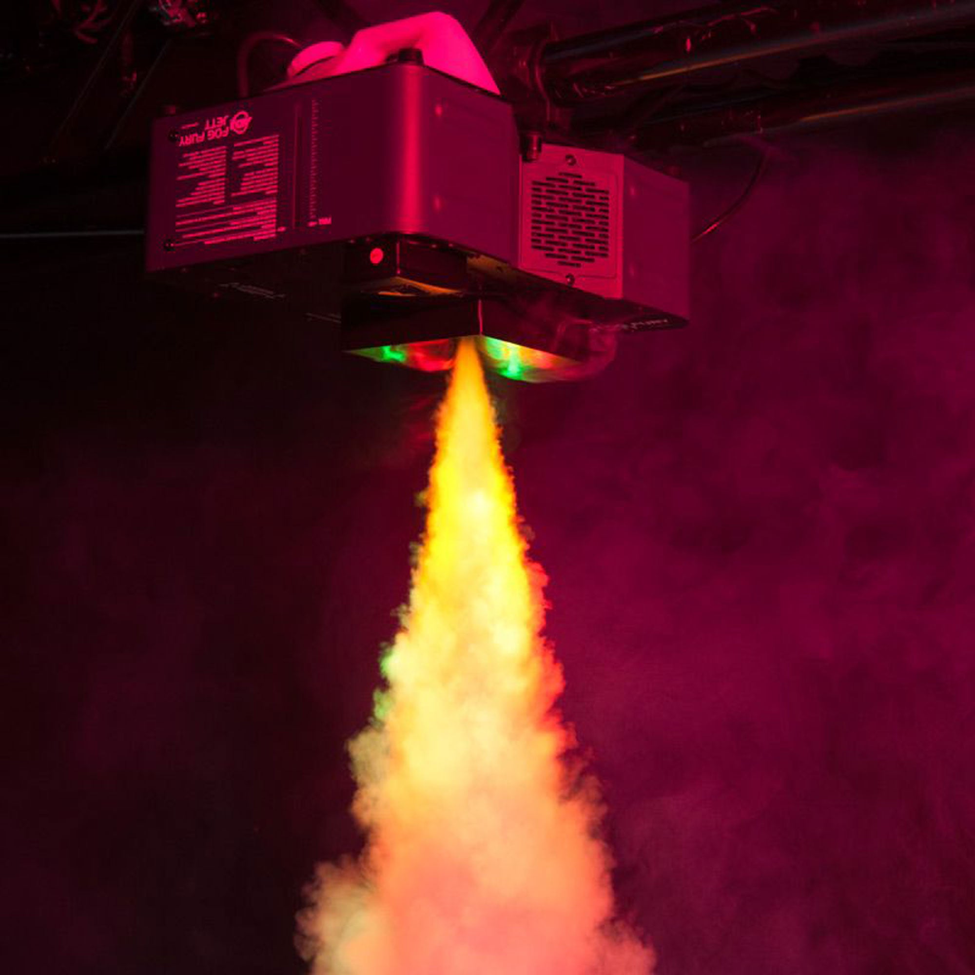 American DJ Fog Fury Jett High Velocity Vertical LED Color Fog Machine
