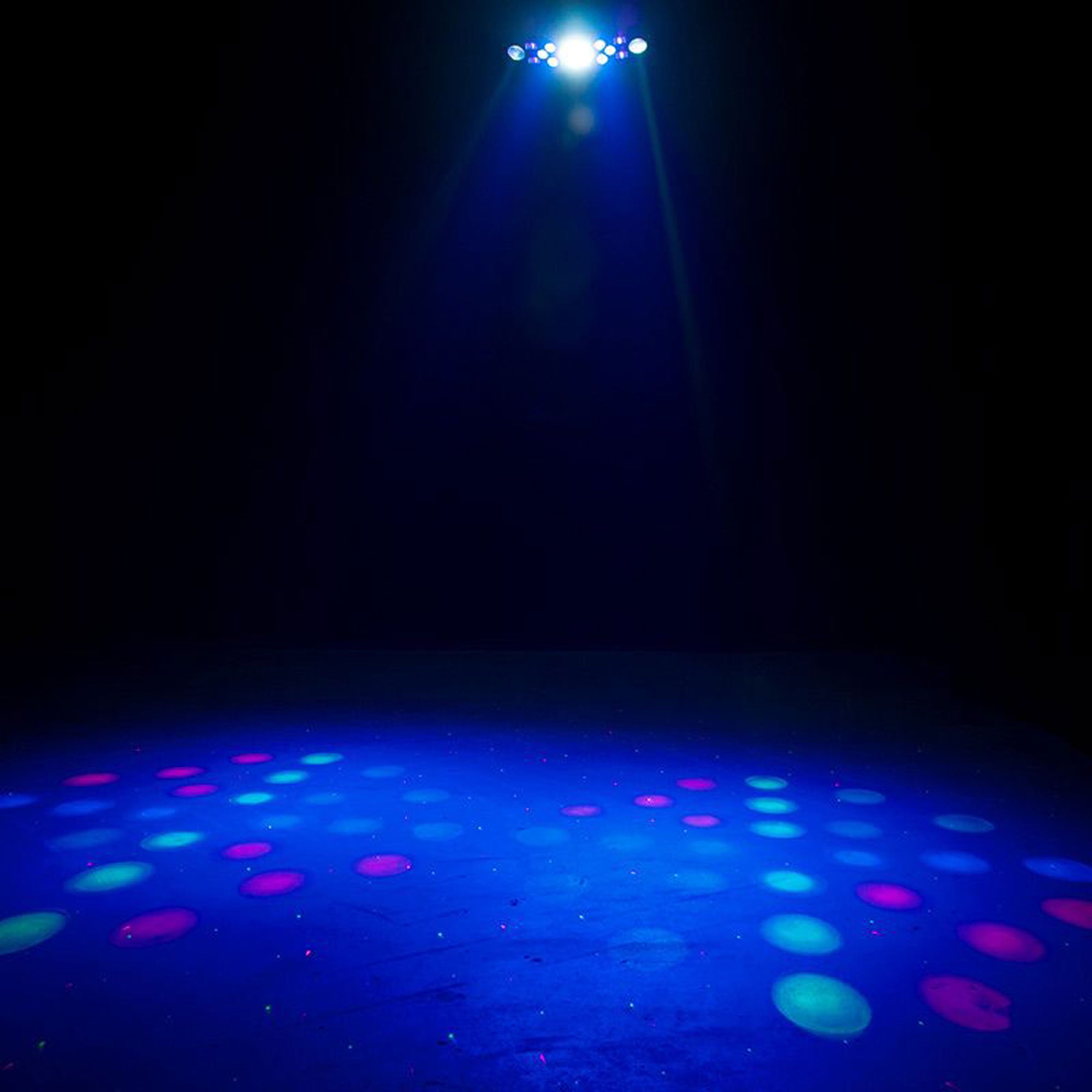 Eliminator Lighting Furious Five RG 5-In-1 Derby, Laser Beams, UV, Wash and Strobe Effect Light