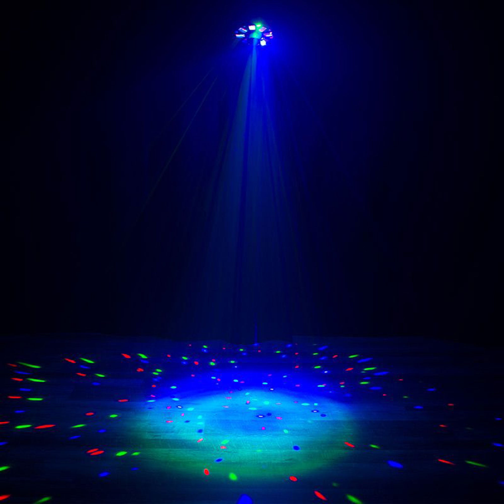 Eliminator Lighting Furious Three RG 3-FX-In-1 Moonflower, Wash, and Laser Light Fixture