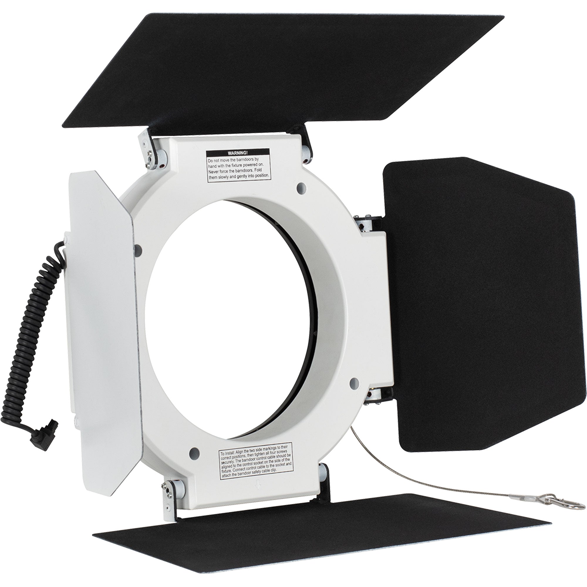 Elation FUZE WASH 500 Moving Head RGBMA LED Wash Light Fixture with Zoom (White)