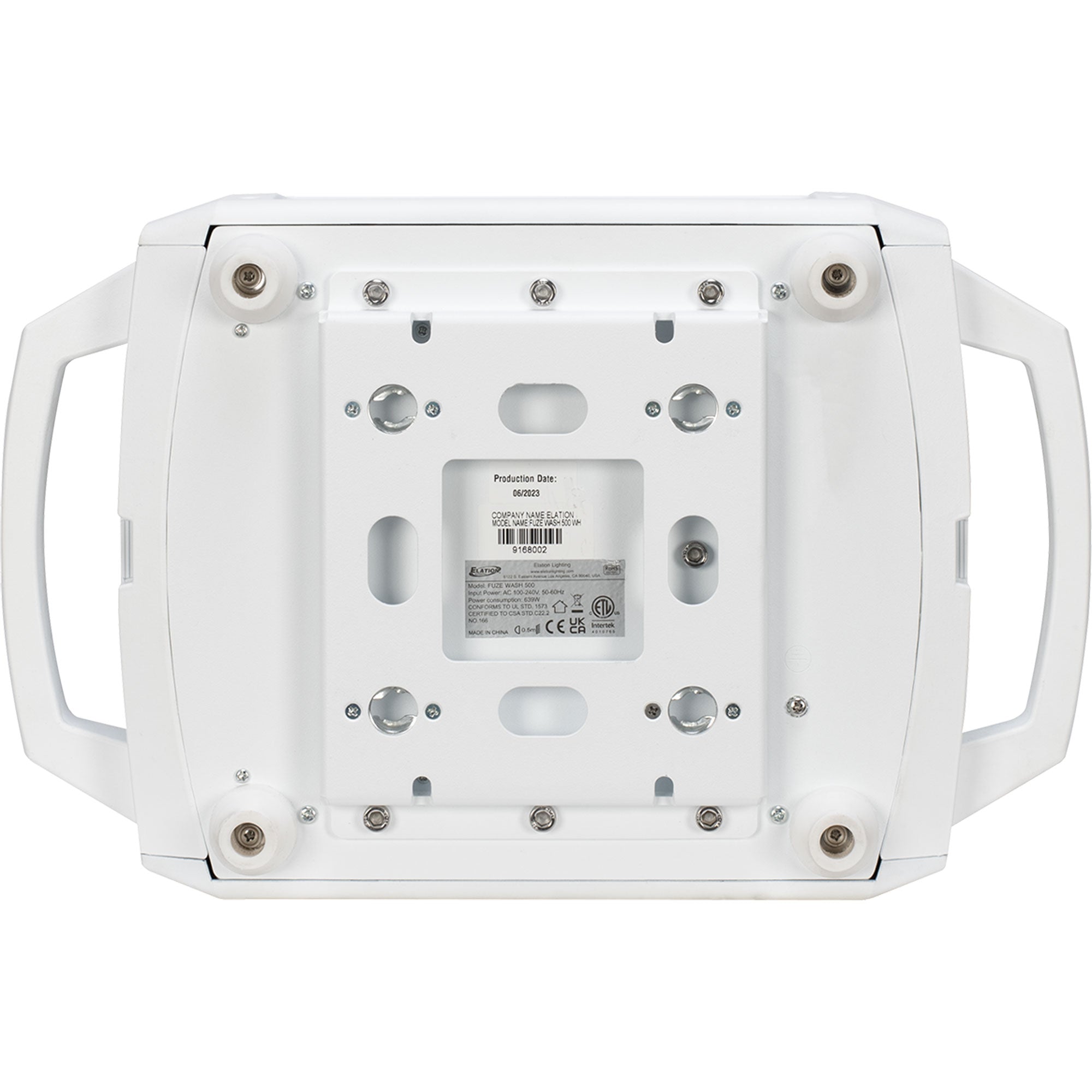 Elation FUZE WASH 500 Moving Head RGBMA LED Wash Light Fixture with Zoom (White)