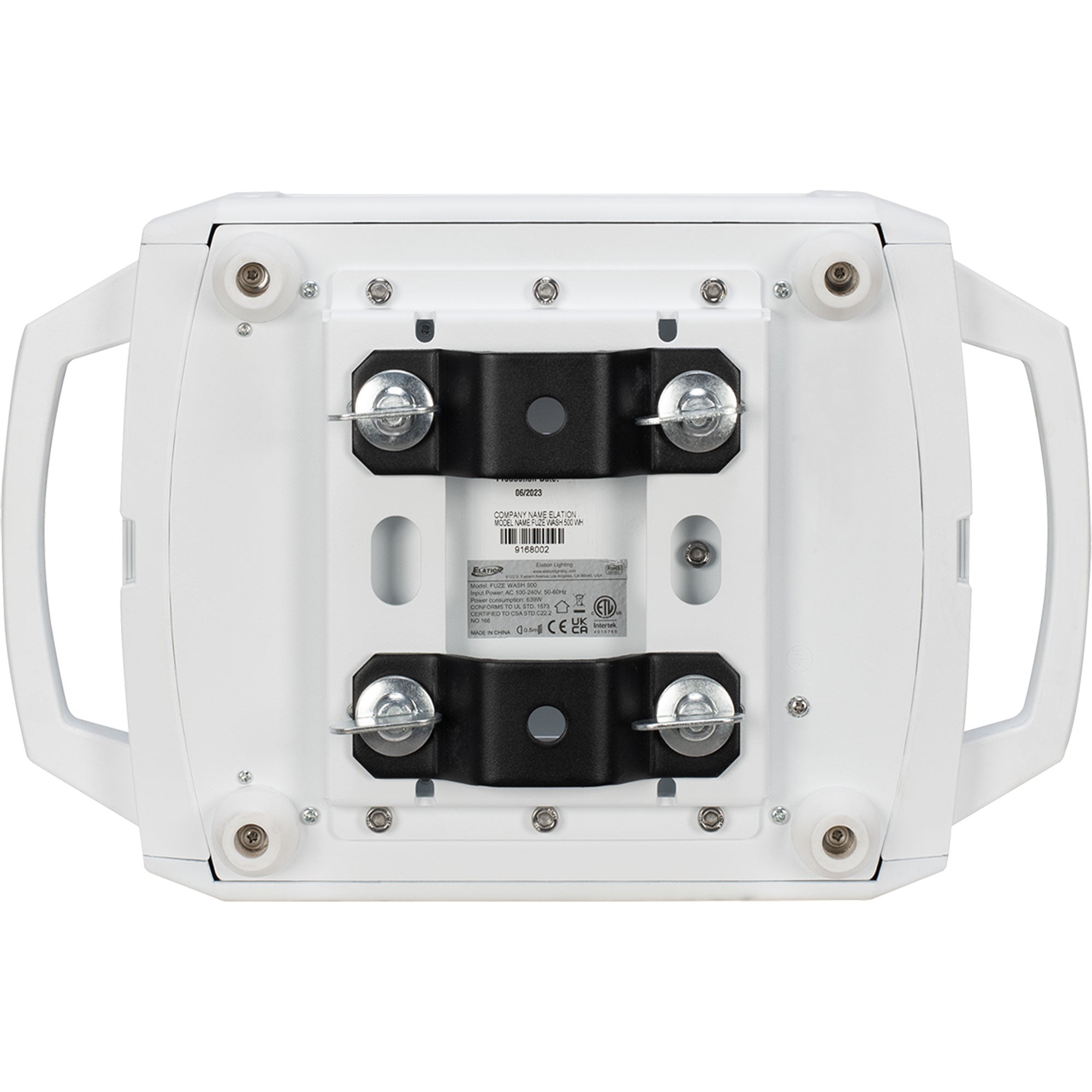 Elation FUZE WASH 500 Moving Head RGBMA LED Wash Light Fixture with Zoom (White)