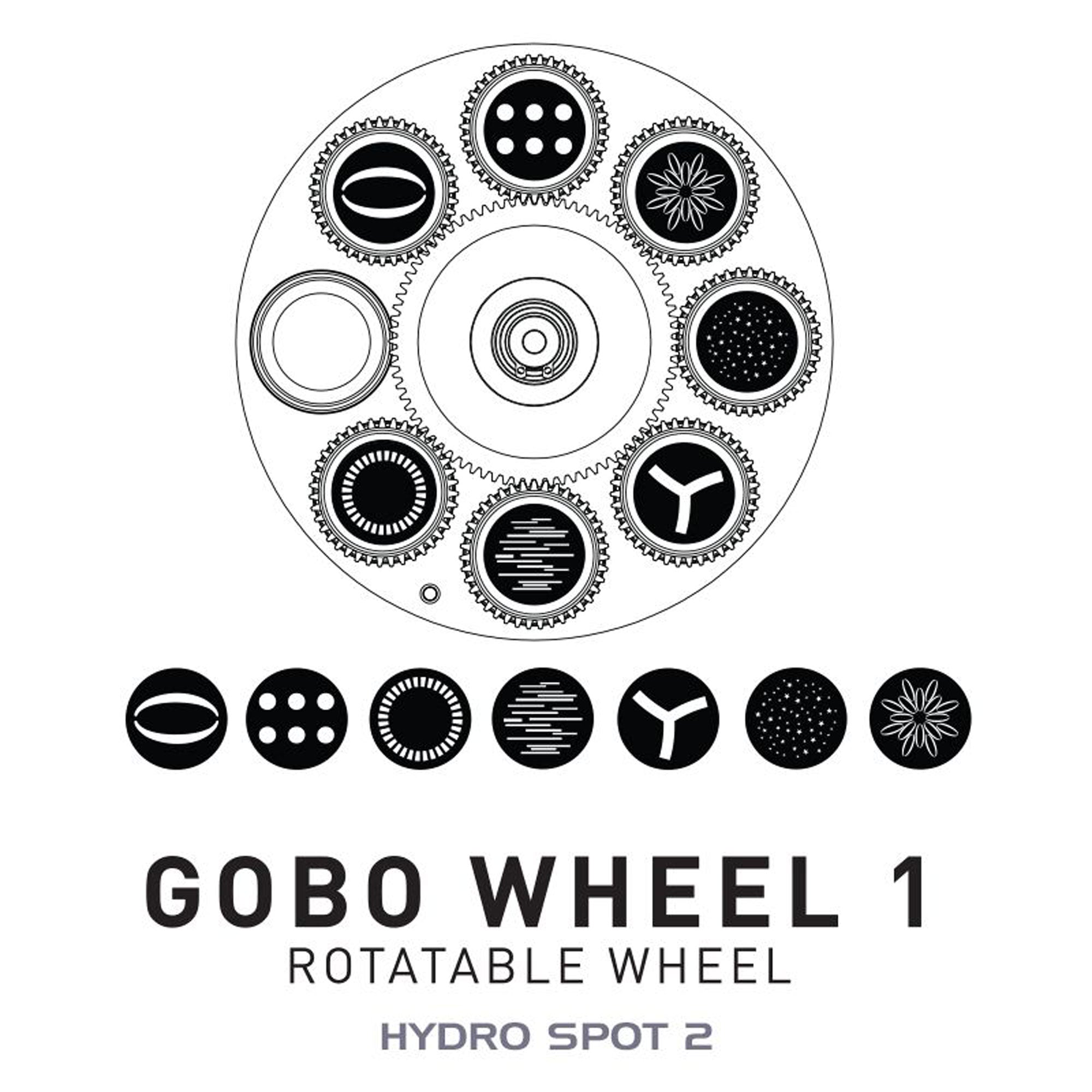 American DJ Hydro Spot 2 320W Outdoor Rated Professional Moving Head Spotlight Fixture (IP65)