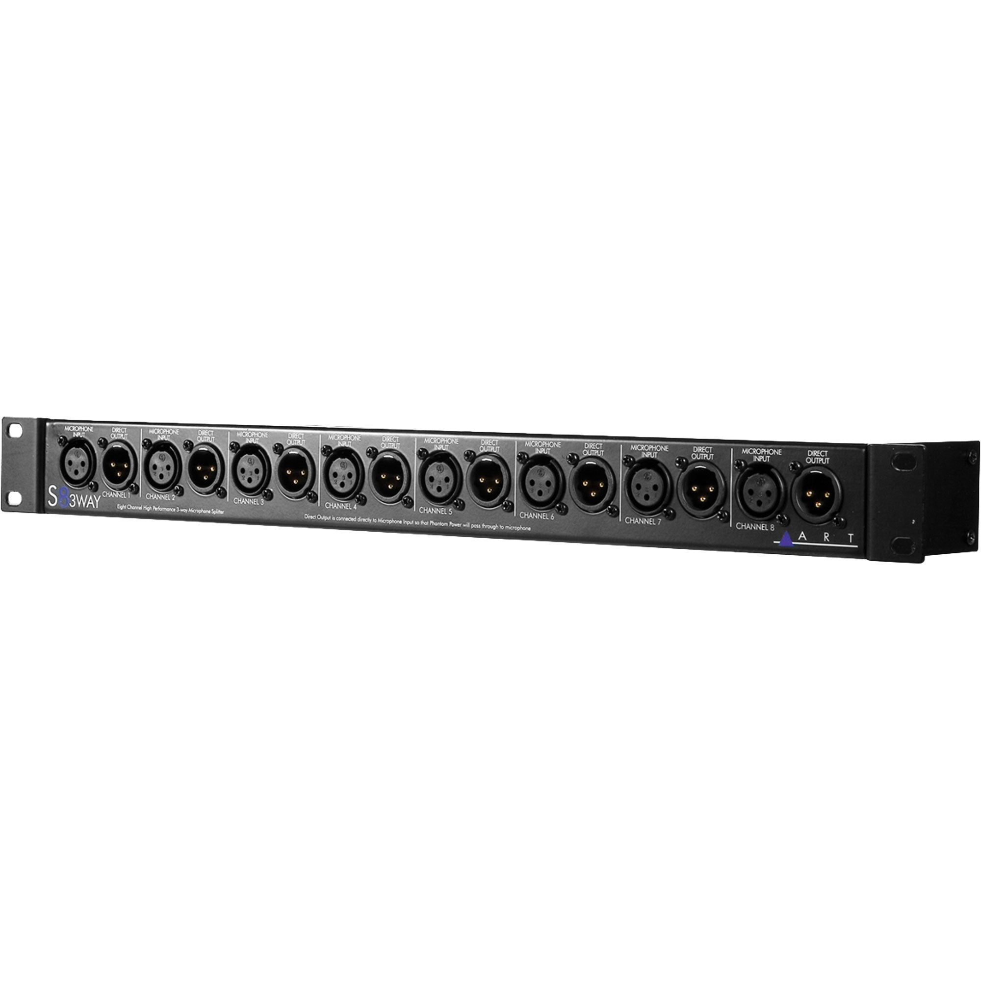 ART S8-3WAY 8-Channel 3-Way Microphone Splitter