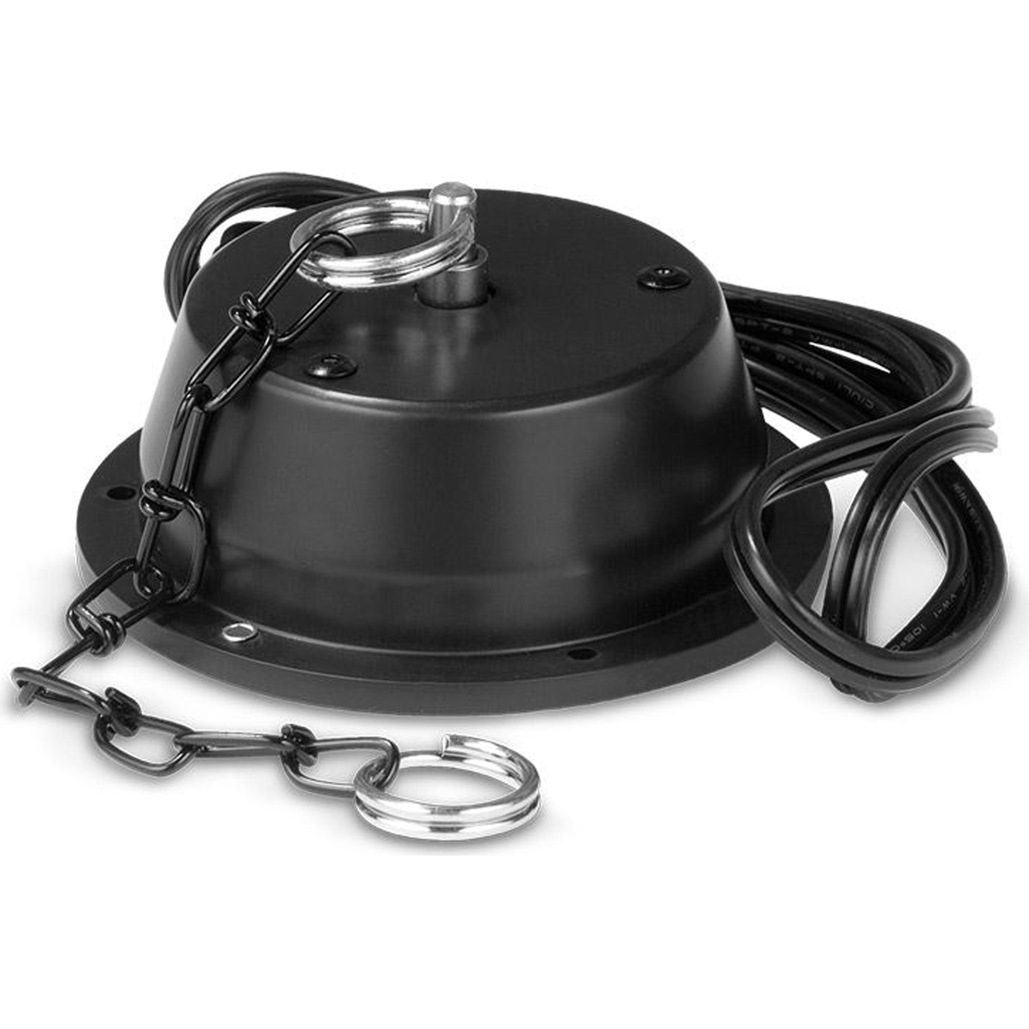 Eliminator Lighting M502EL All-in-One 12" Mirror Ball Kit with Motor, Dual Pinspots, and Gels