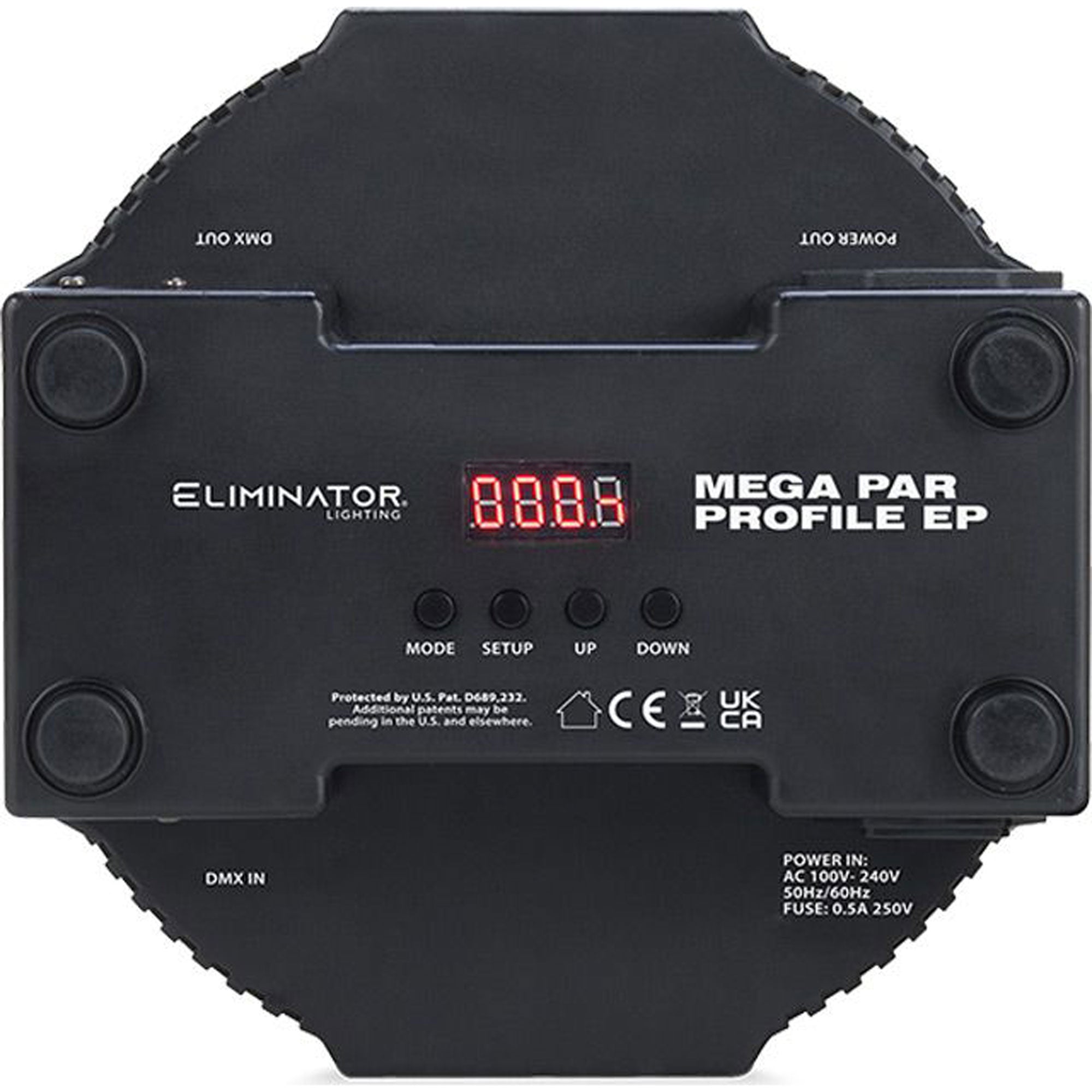 Eliminator Lighting Mega Par Profile EP RGB+UV LED Wash Light Fixture