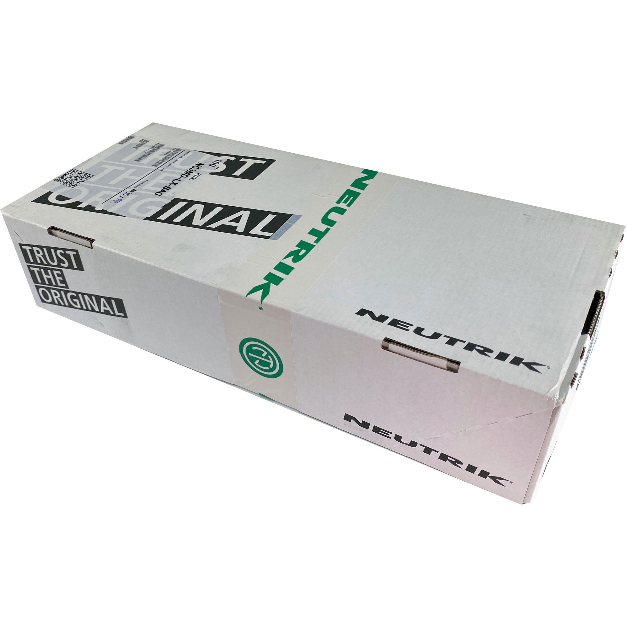 Neutrik NC3MD-LX-BAG Male 3-Pin XLR Chassis Connector (Black/Silver, Box of 100)