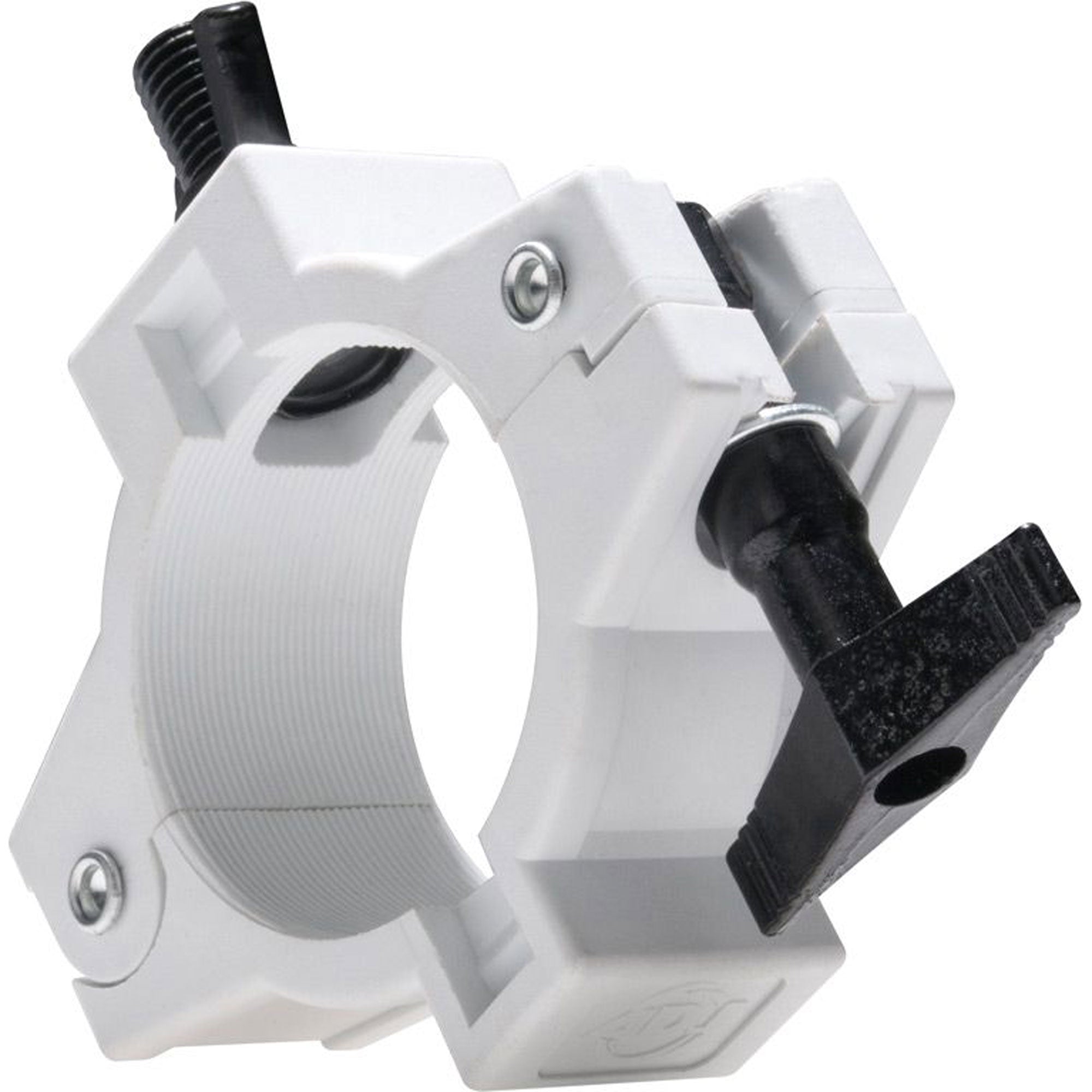 American DJ O Slim Pearl O-Clamp for 2" Truss (White)