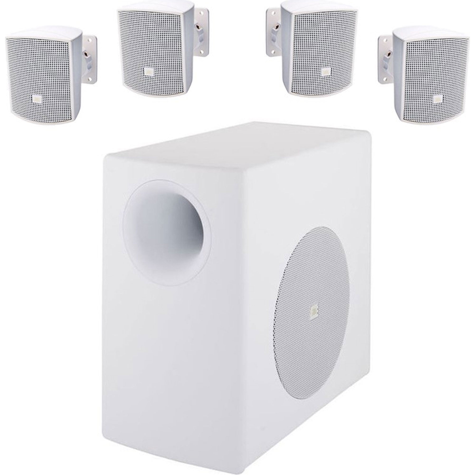 JBL Control 50 Pack Loudspeaker System with Subwoofer (White)