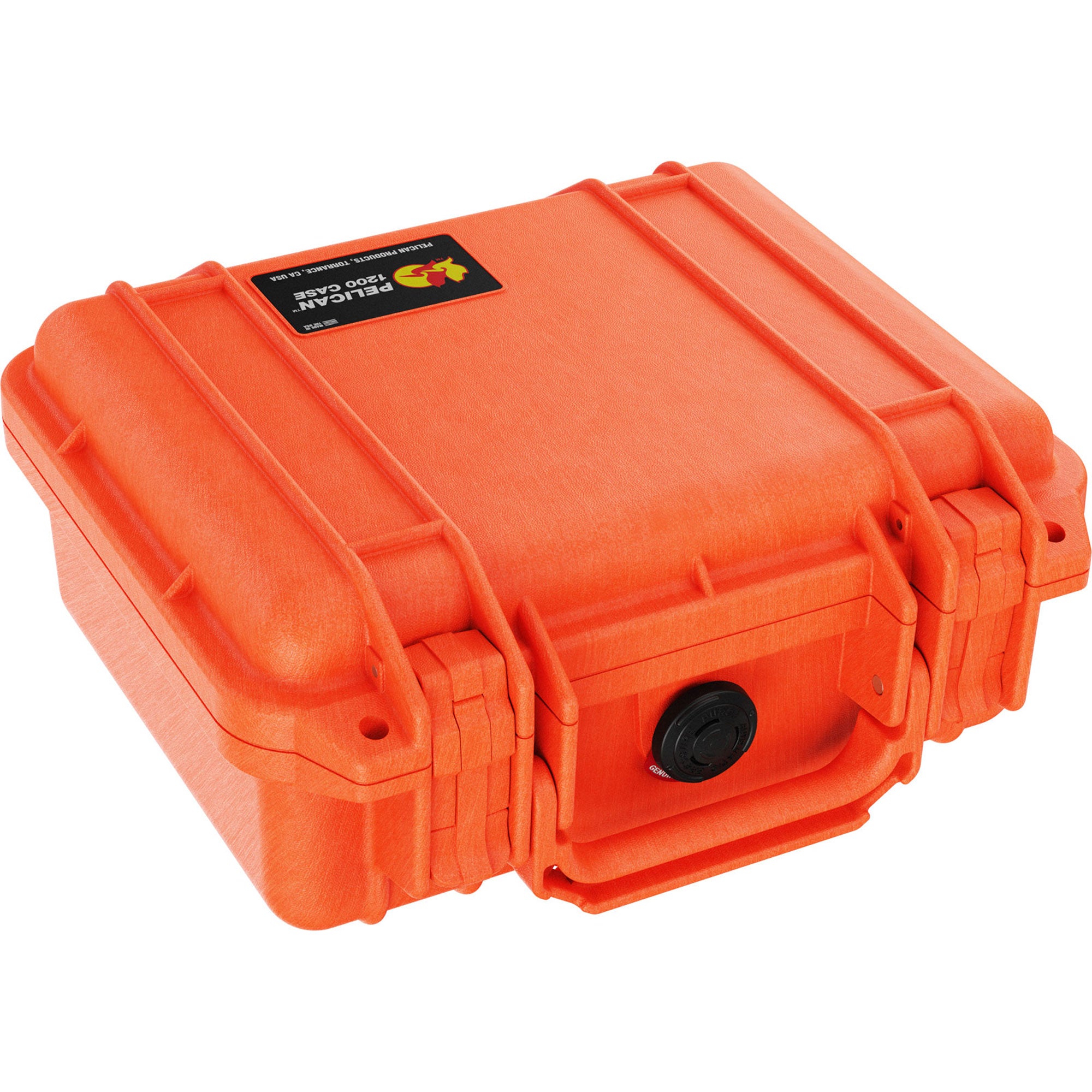 Pelican 1200 Protector Case with Foam (Orange)
