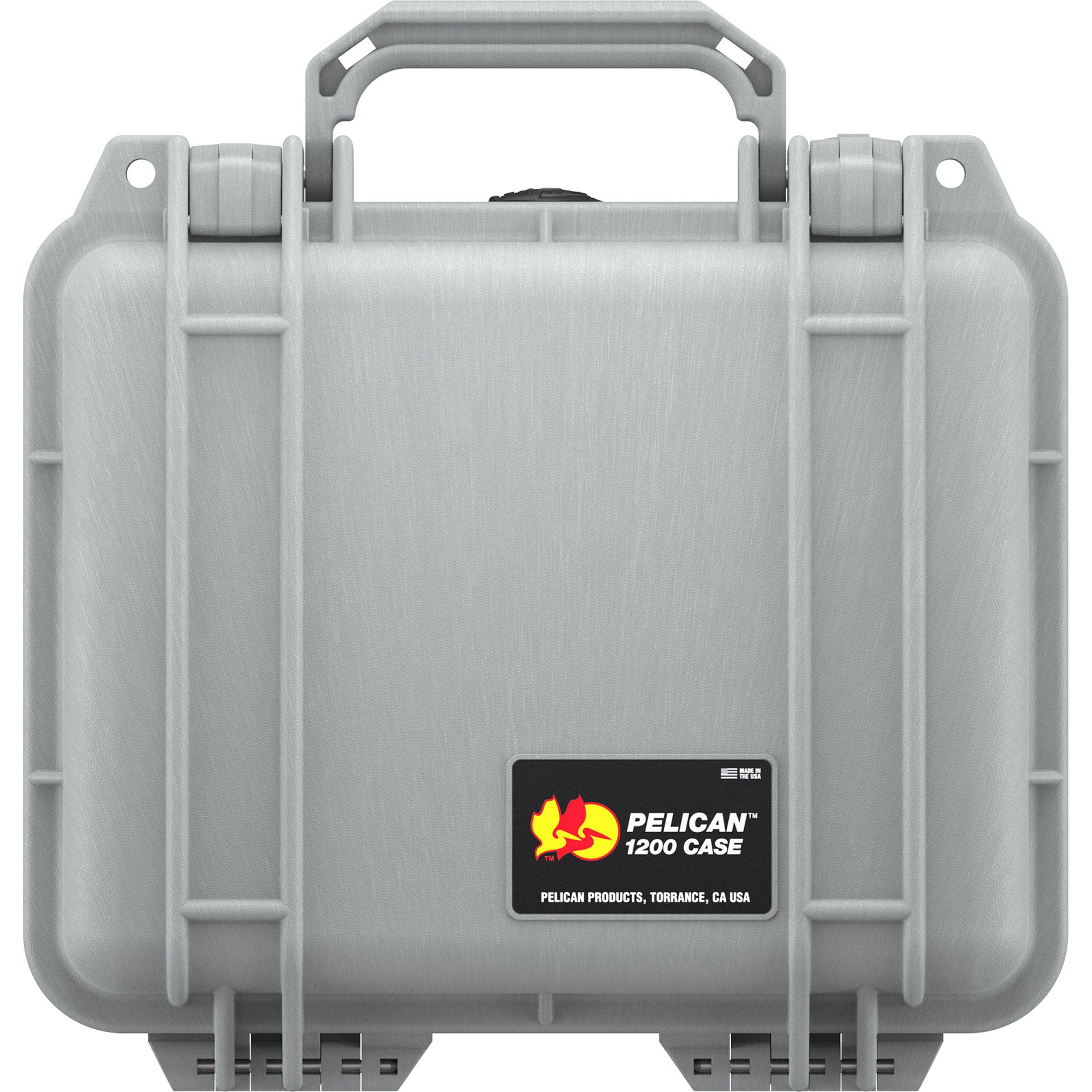 Pelican 1200NF Protector Case without Foam (Silver)