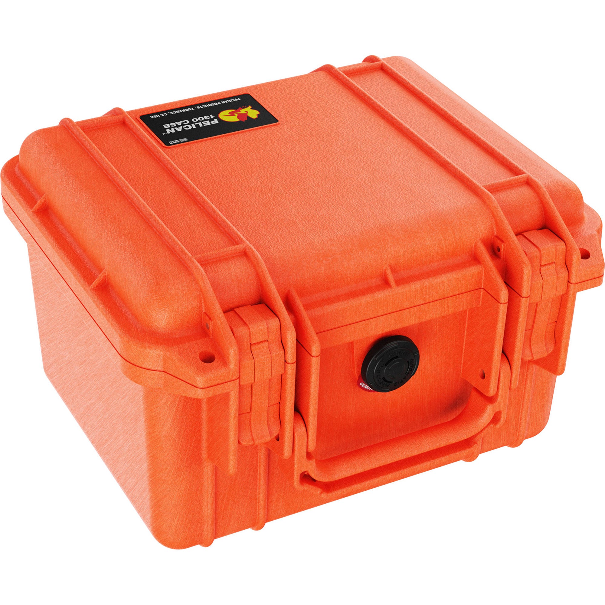 Pelican 1300NF Protector Case without Foam (Orange)