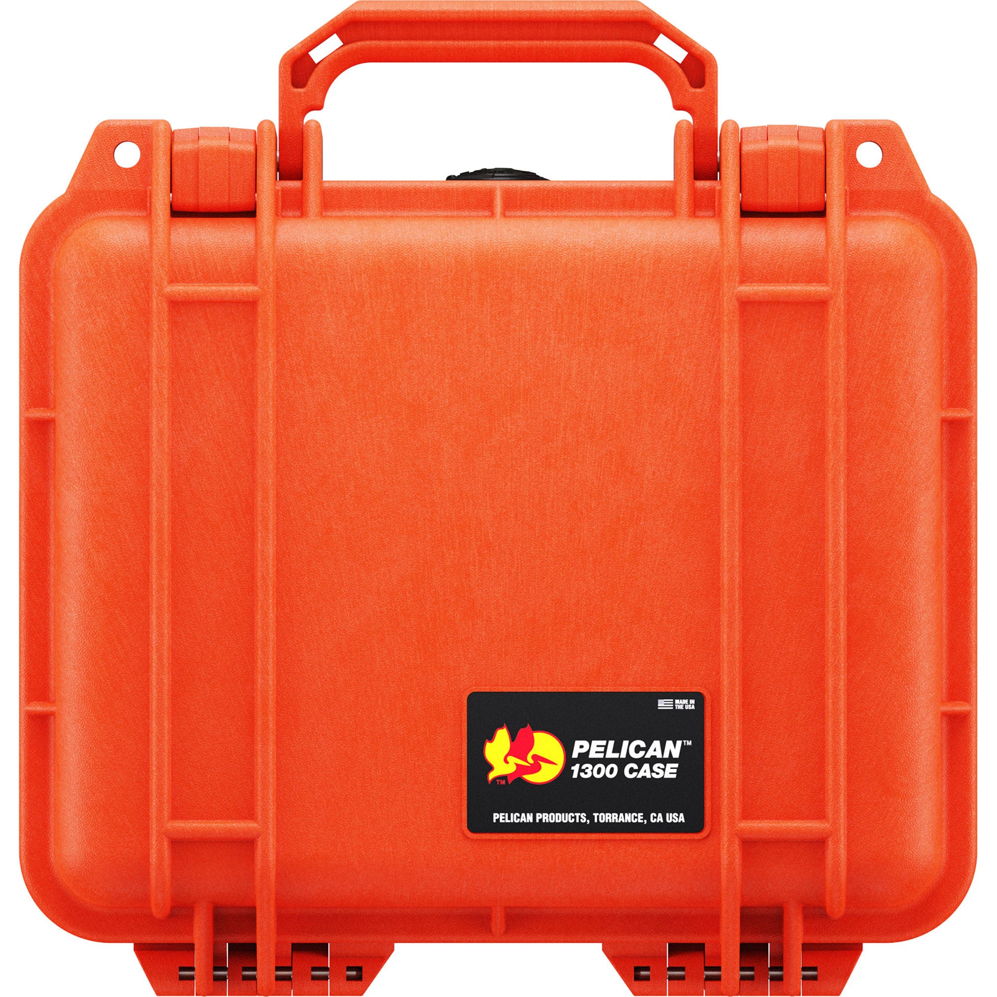 Pelican 1300NF Protector Case without Foam (Orange)