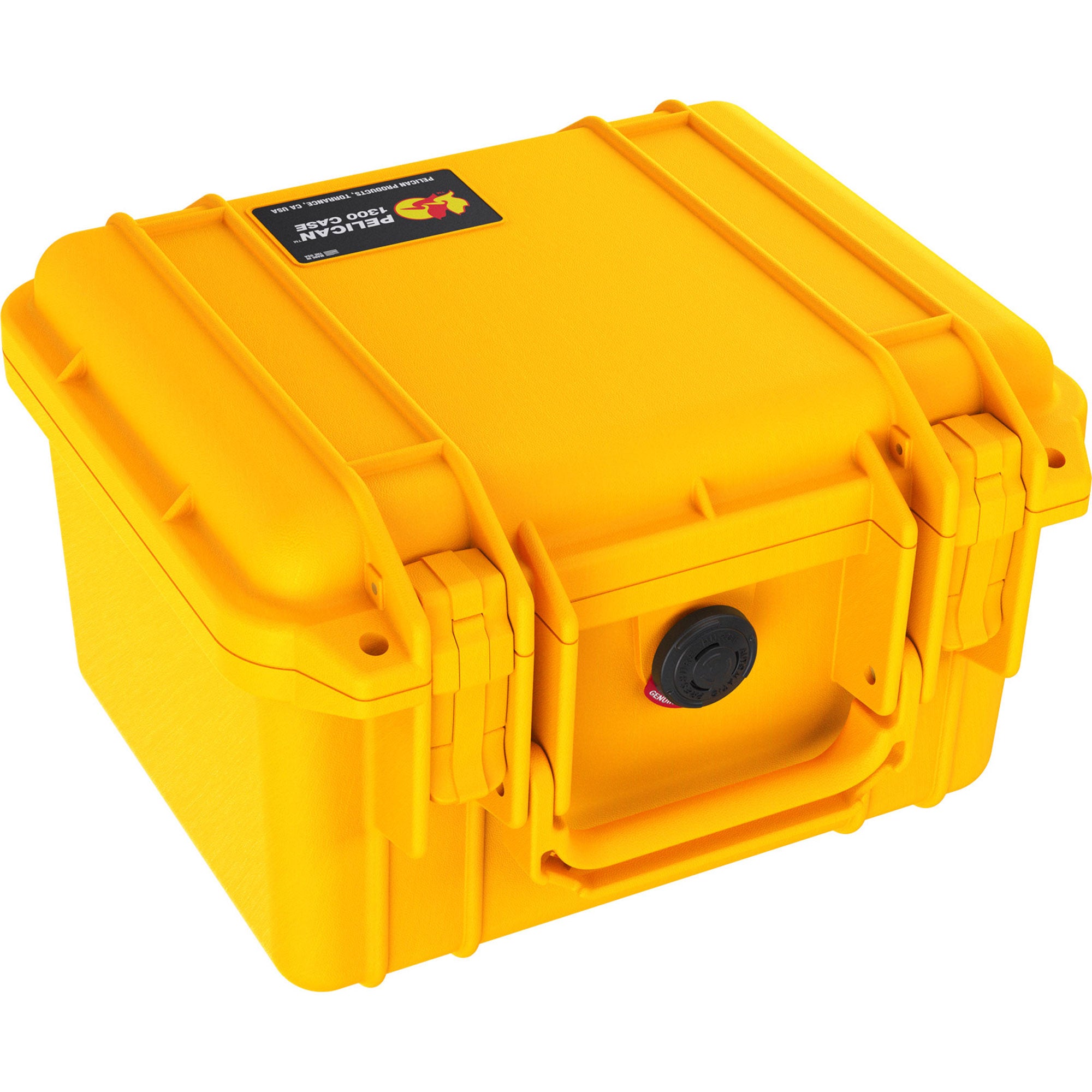 Pelican 1300NF Protector Case without Foam (Yellow)