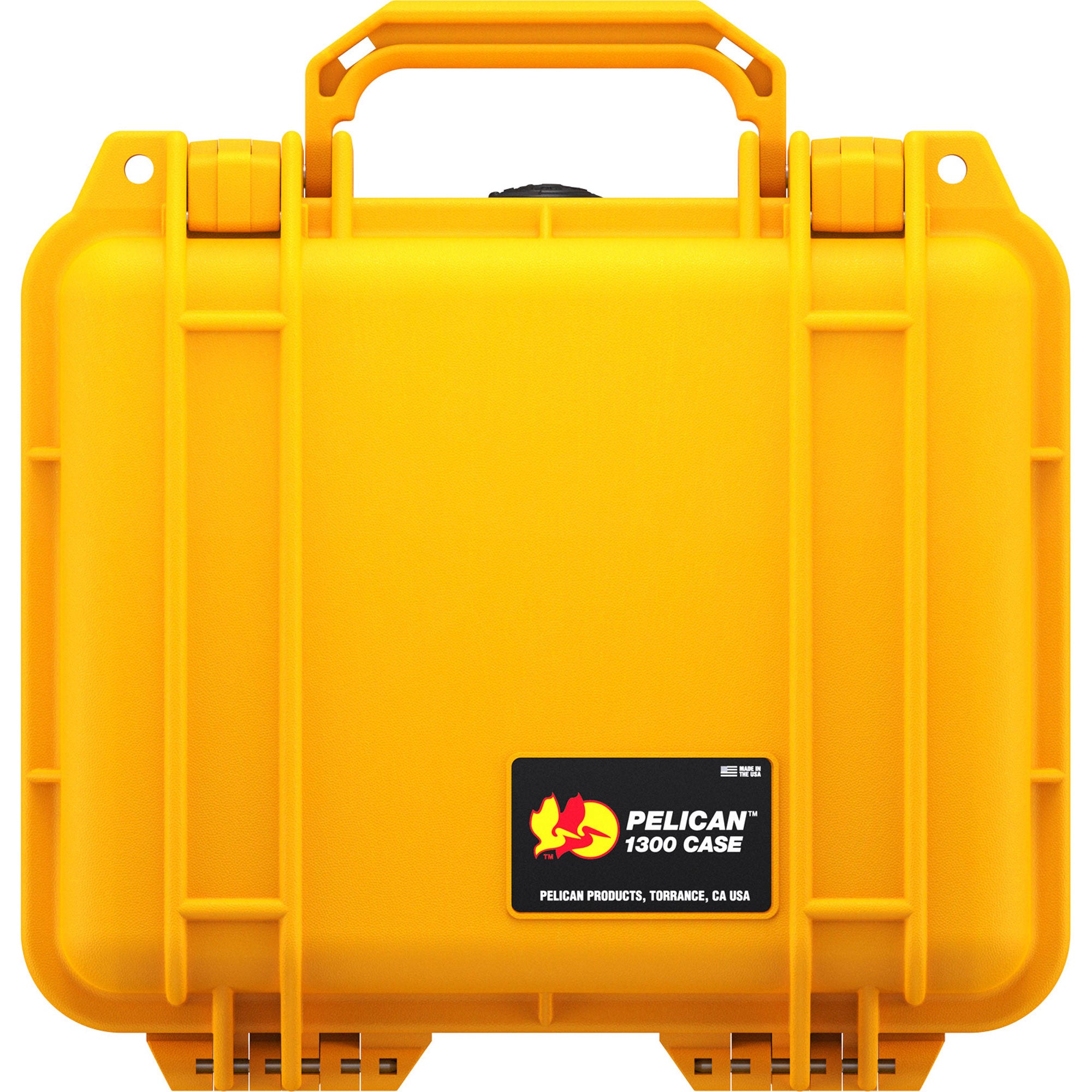 Pelican 1300NF Protector Case without Foam (Yellow)