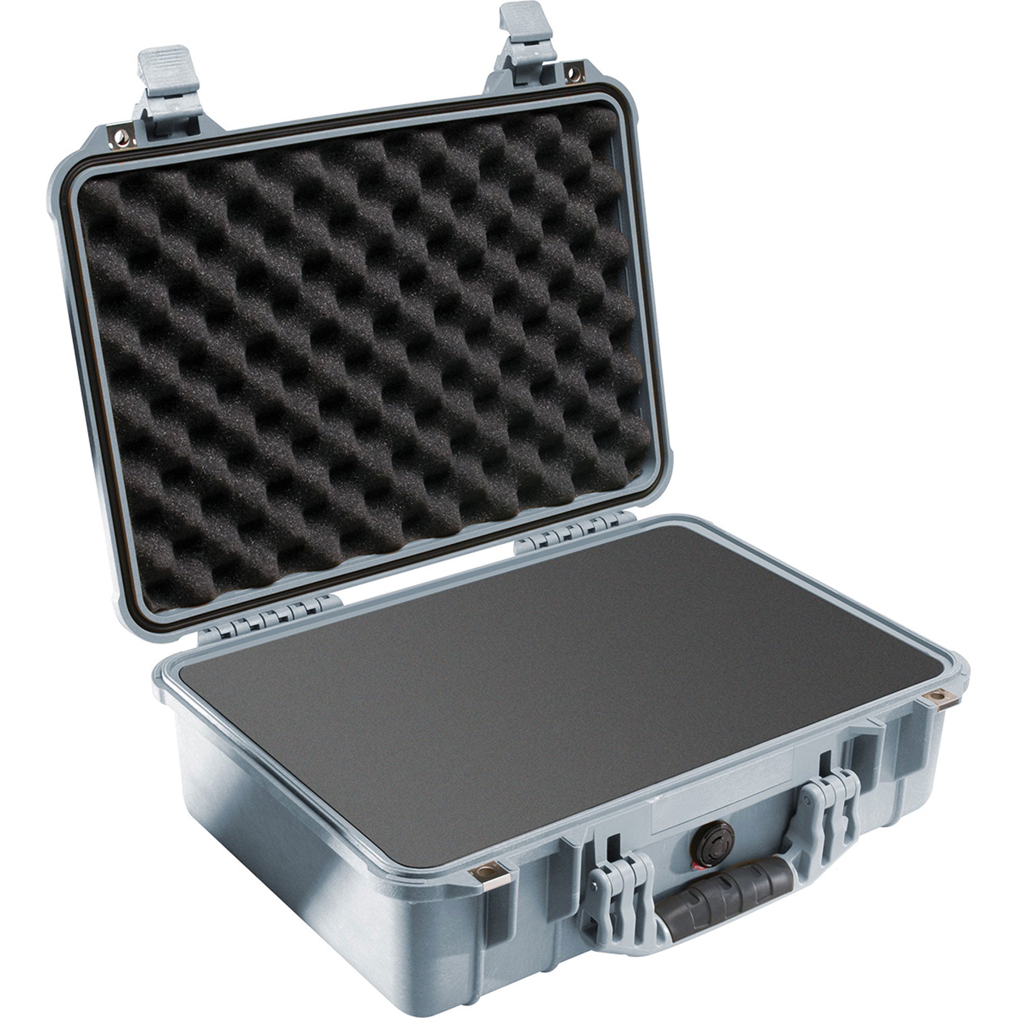 Pelican 1500 Protector Case with Foam (Silver)