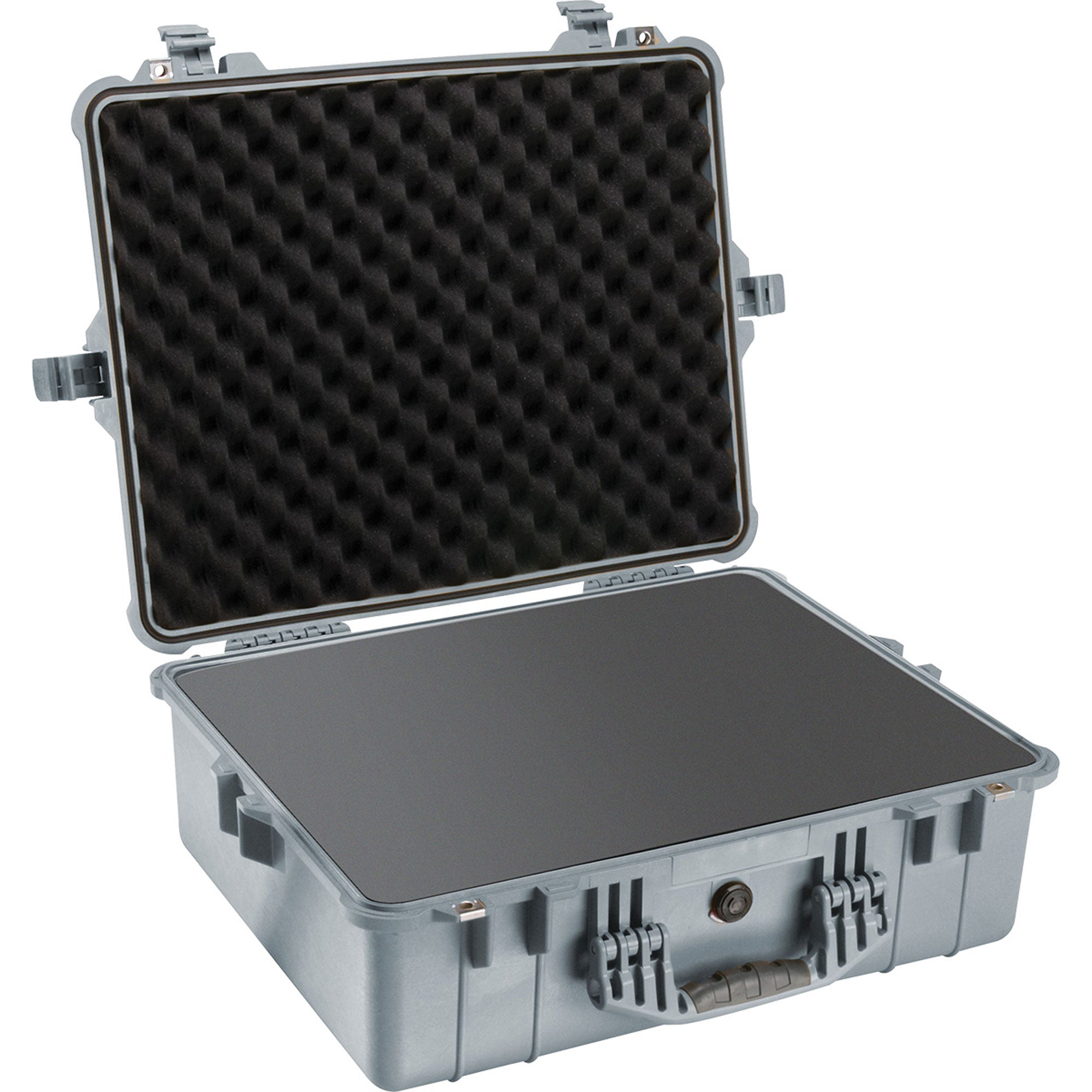 Pelican 1600 Protector Case with Foam (Silver)
