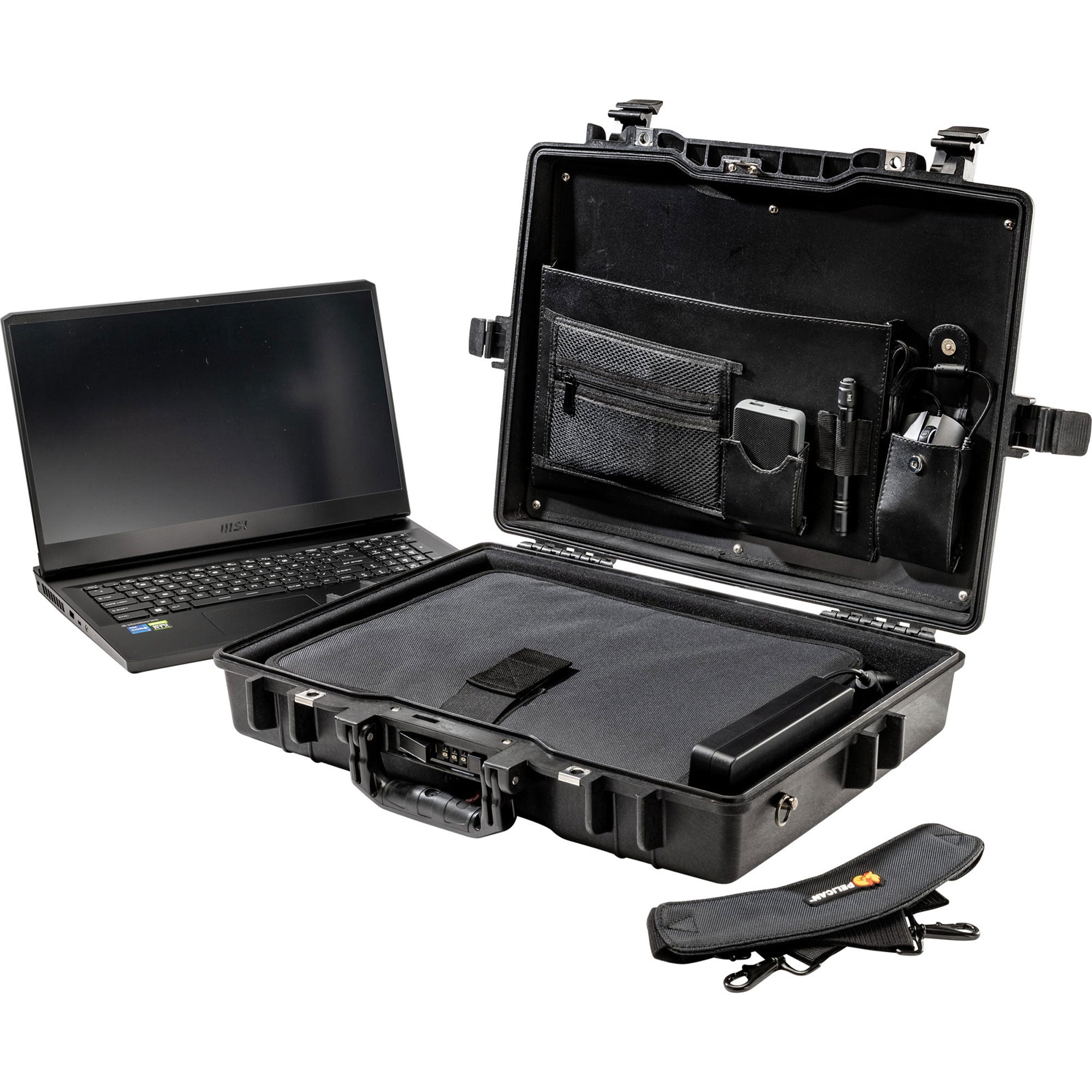 Pelican 1495CC1 Protector Laptop Case with Deluxe Laptop Insert (Black)