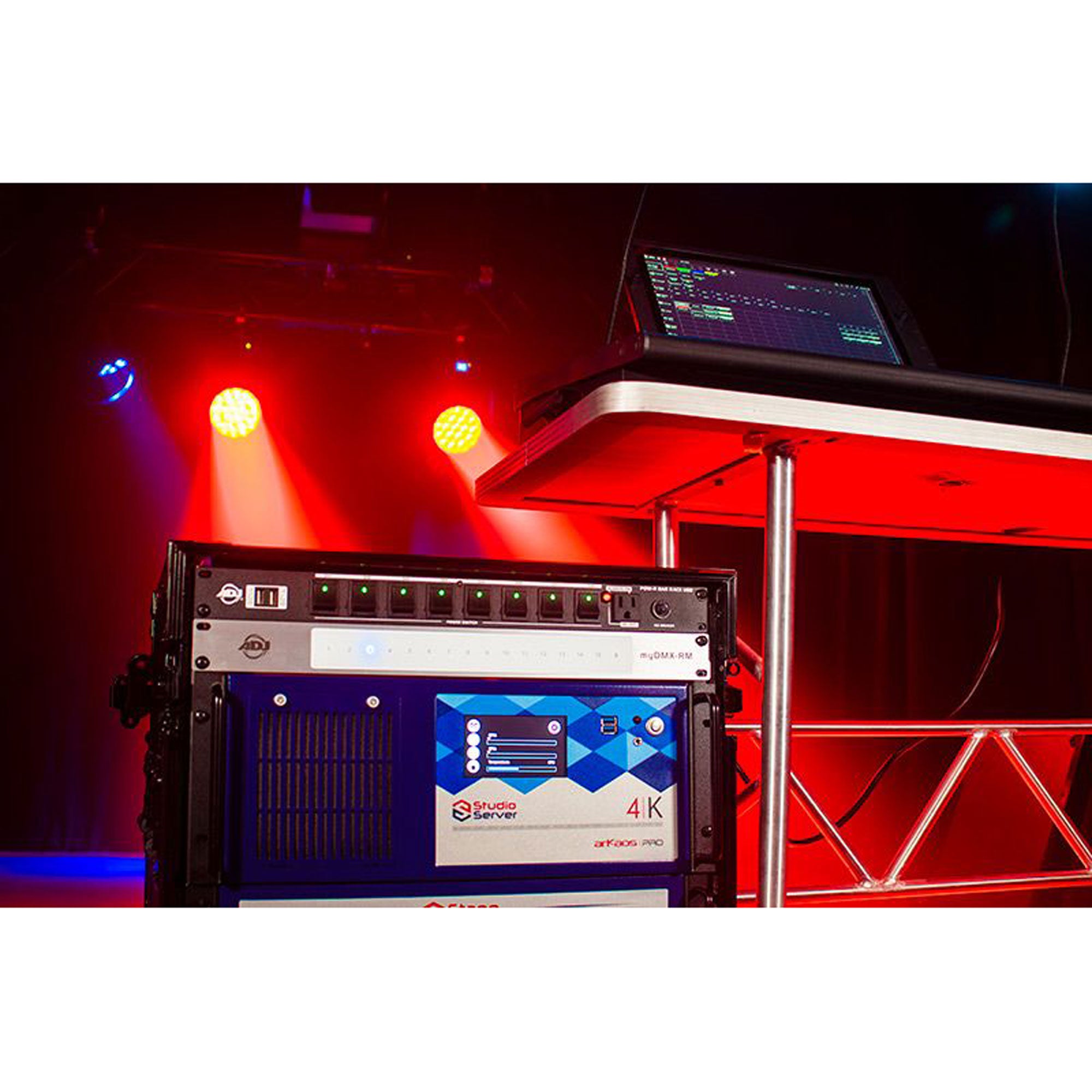 American DJ POW-R BAR RACK USB 10-Outlet 2-USB Rackmount Power Distributor