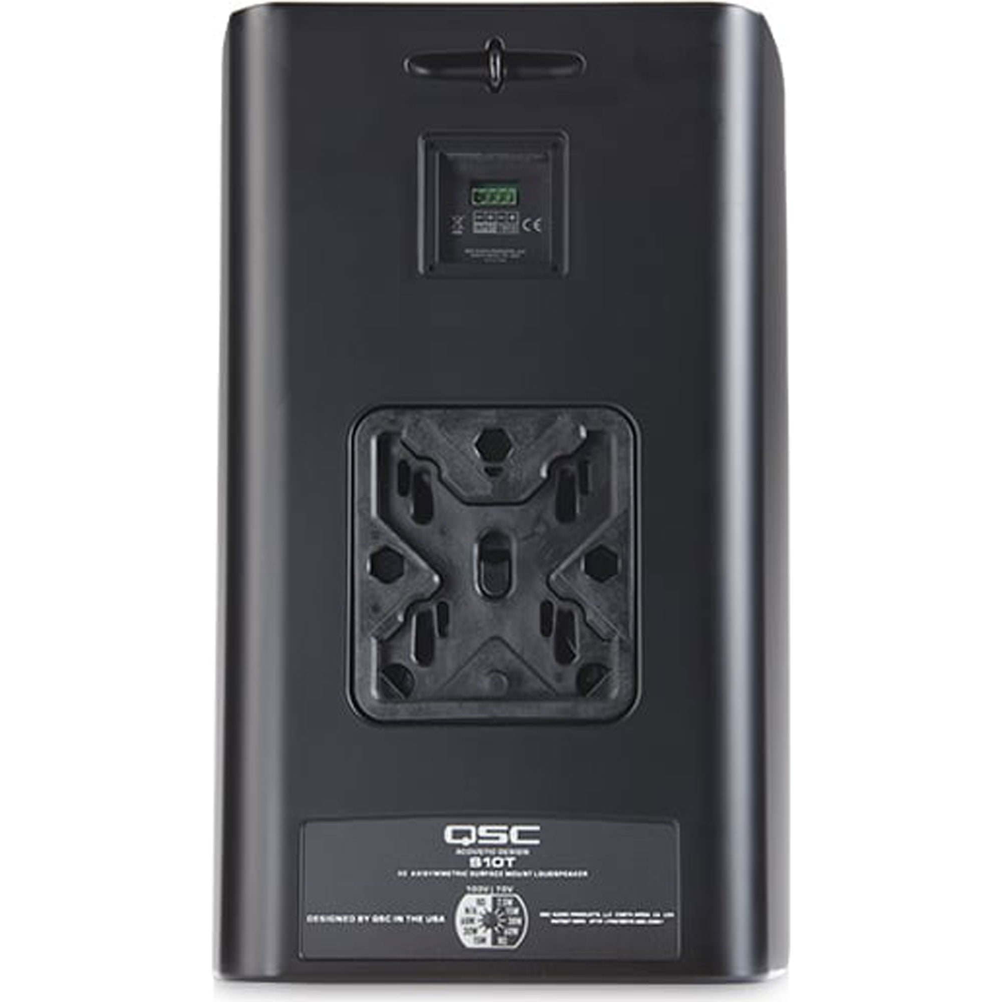 QSC AD-S10T AcousticDesign Series 10" 2-Way 250W Surface-Mount Loudspeaker (Single, Black)