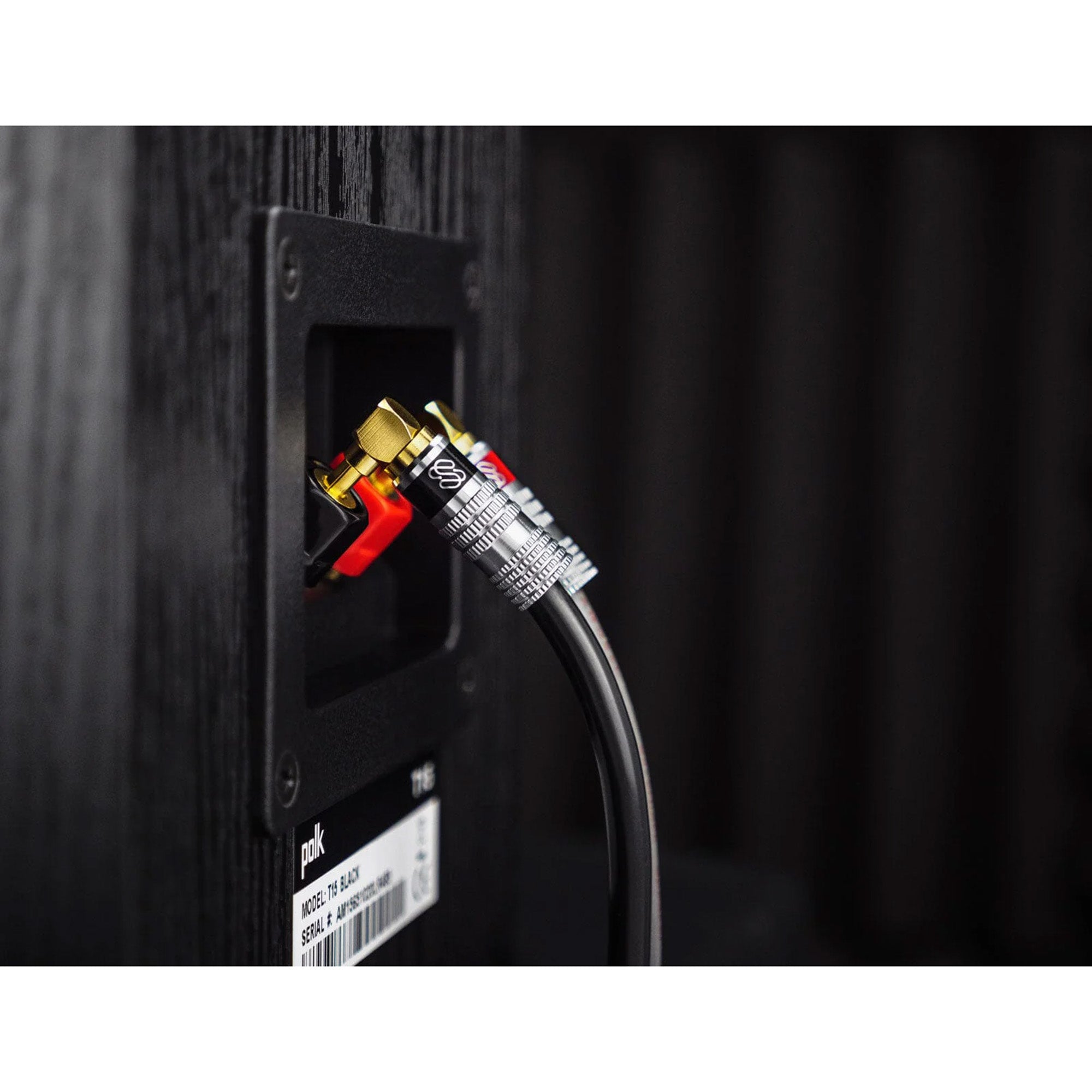 Sewell Silverback Gold Plated Dual-Screw Right Angle Banana Plugs (6 Red & 6 Black)