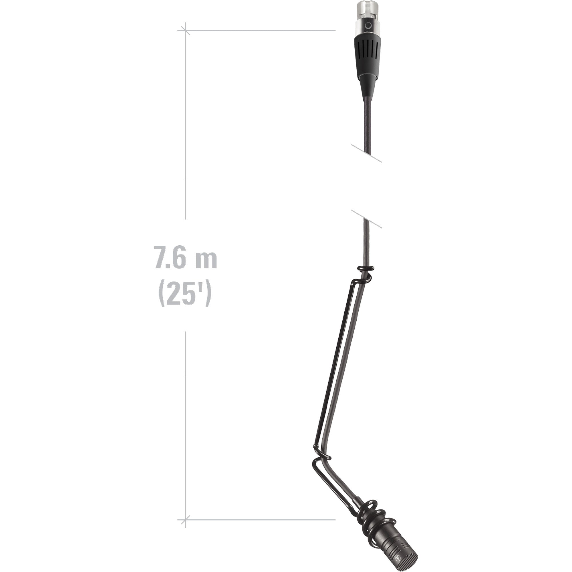 Audio-Technica U853R Cardioid Condenser Hanging Microphone (Black)