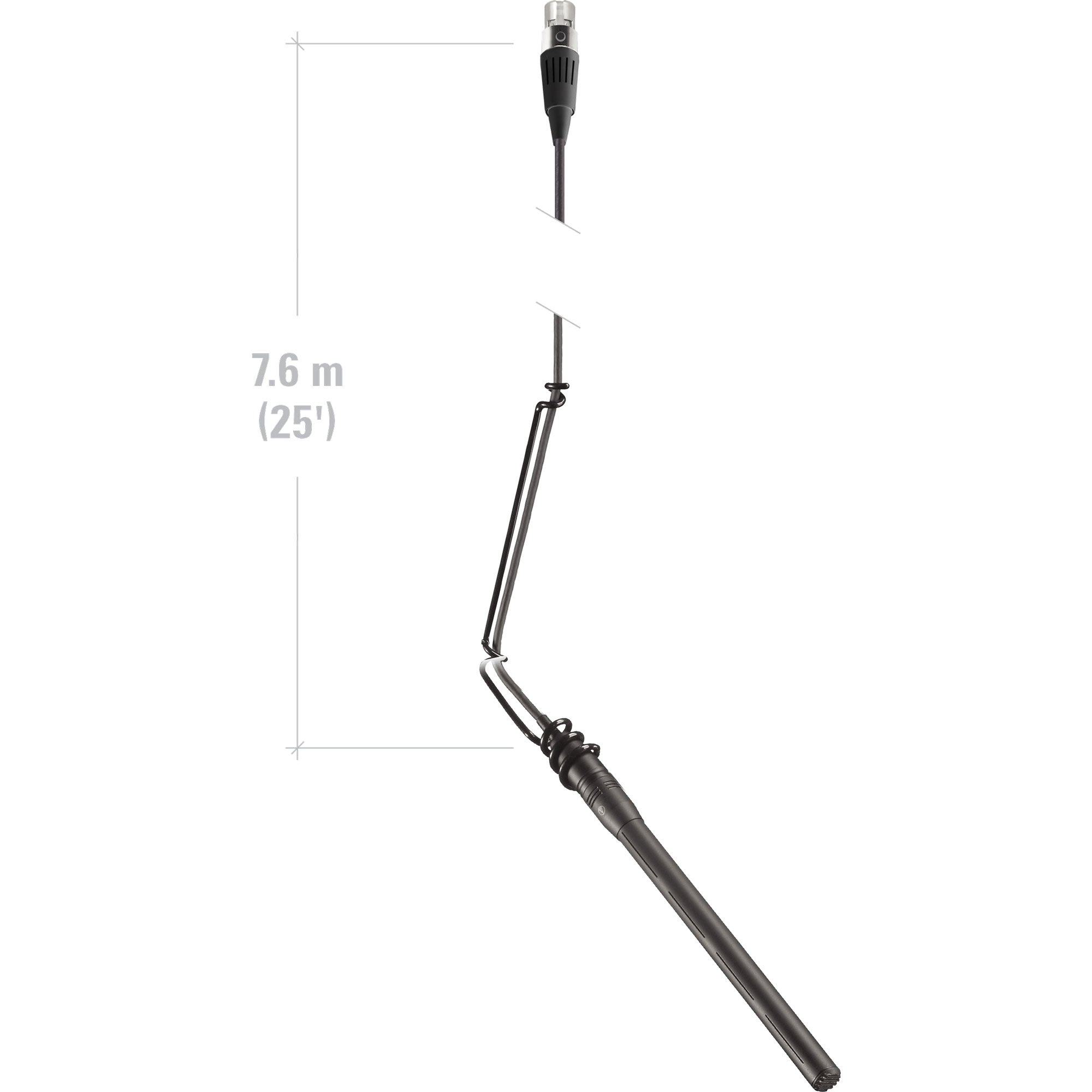 Audio-Technica U853RU UniLine Condenser Hanging Microphone (Black)