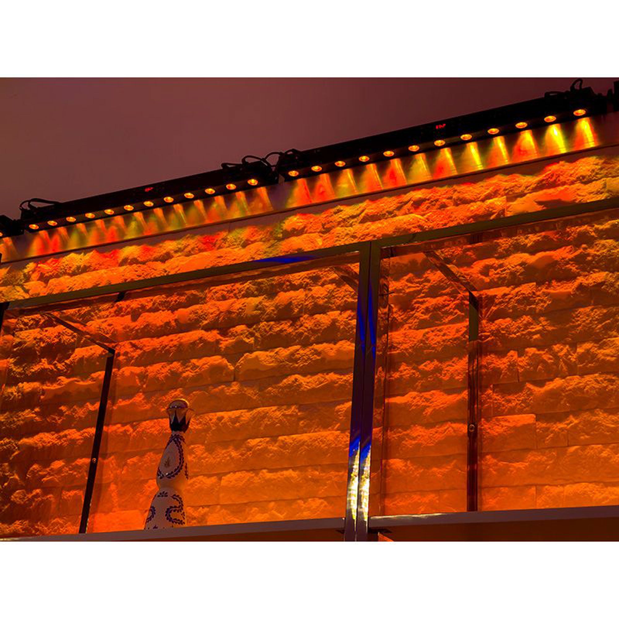 American DJ UBL12HB Battery-Operated RGBAL+UV Linear Light Bar with Diffusion Filter (12 LEDs)