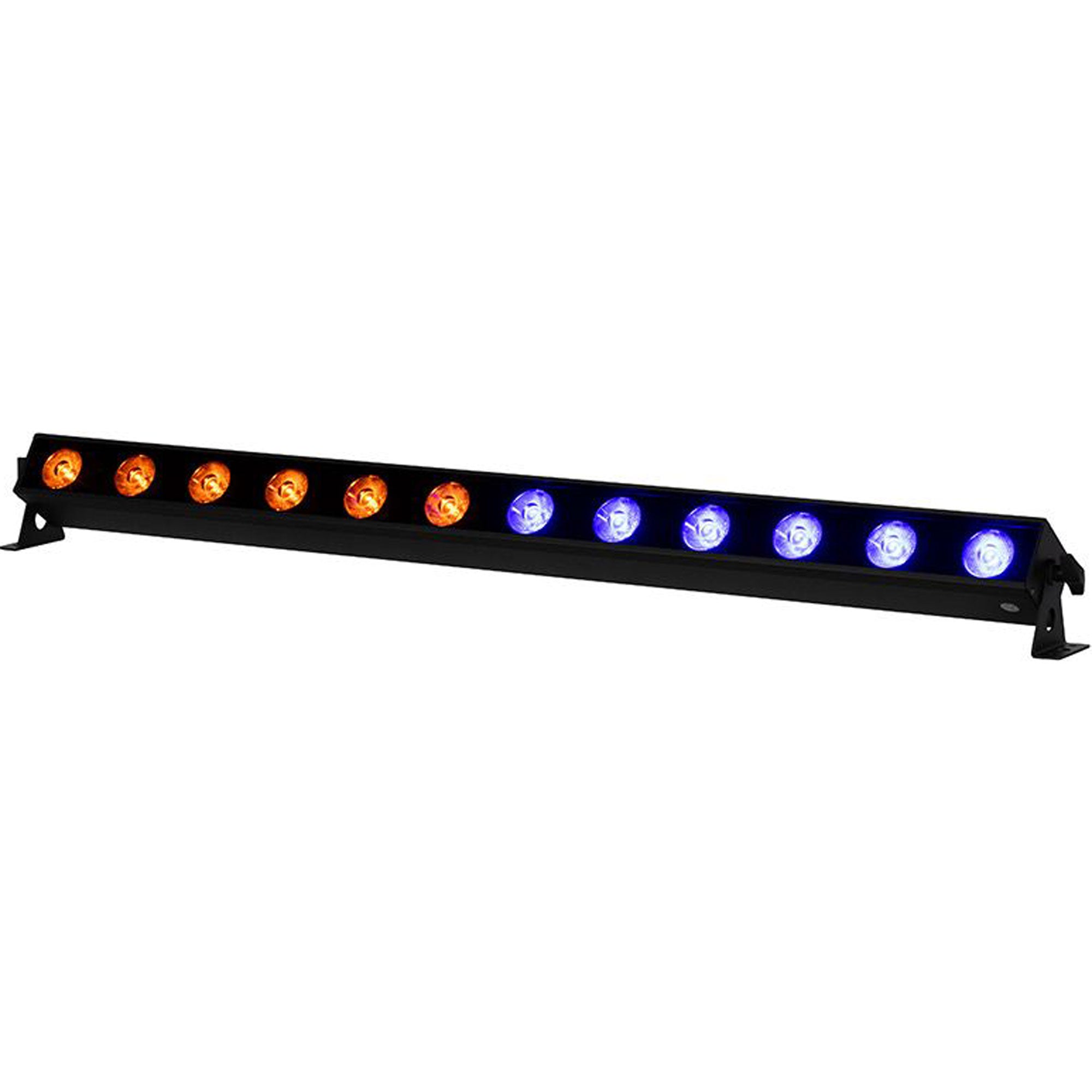 American DJ UBL12HB Battery-Operated RGBAL+UV Linear Light Bar with Diffusion Filter (12 LEDs)