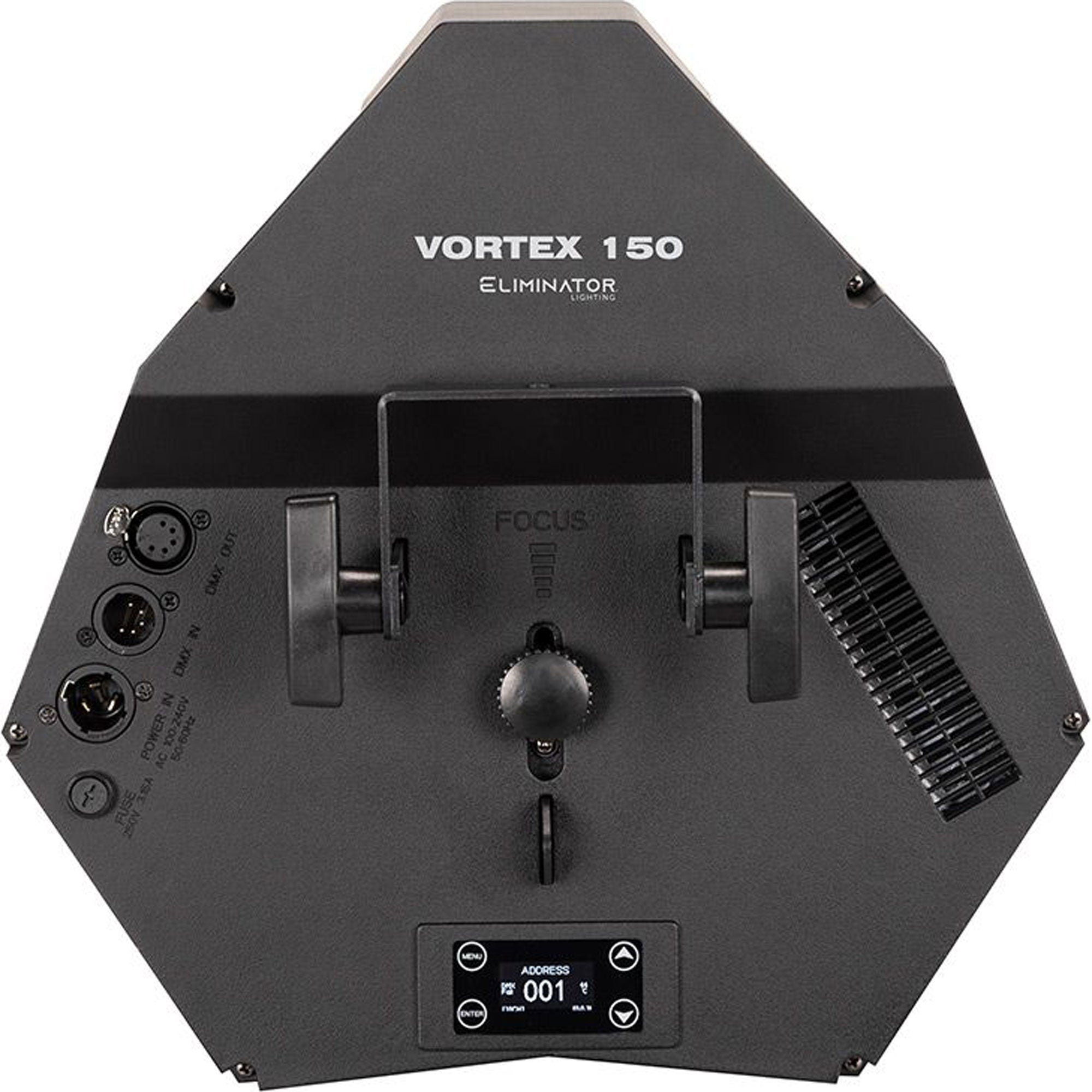 Eliminator Lighting Vortex 150 Moonflower Effect Lighting Fixture with Barrel Mirrored Scanner