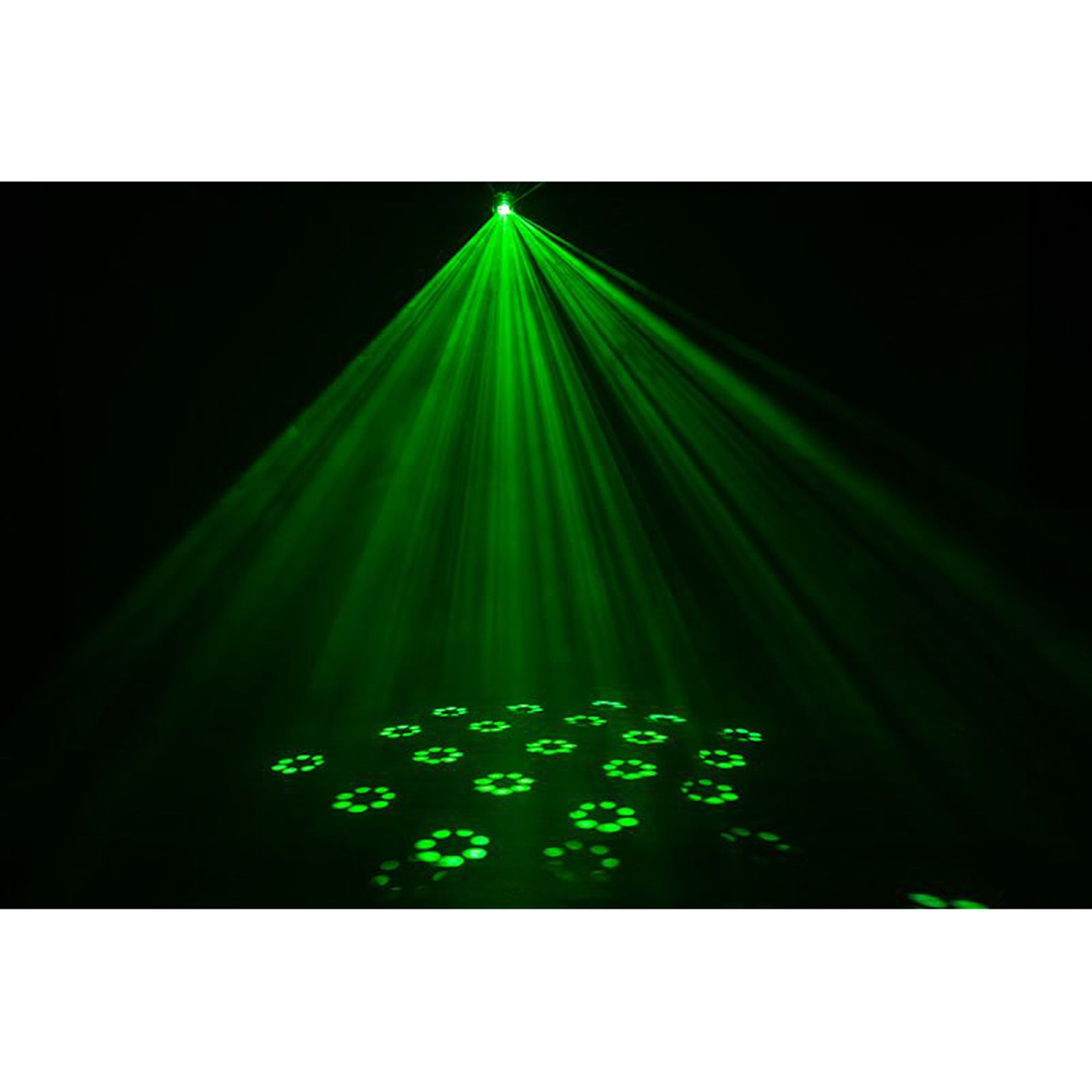 Eliminator Lighting Vortex 150 Moonflower Effect Lighting Fixture with Barrel Mirrored Scanner