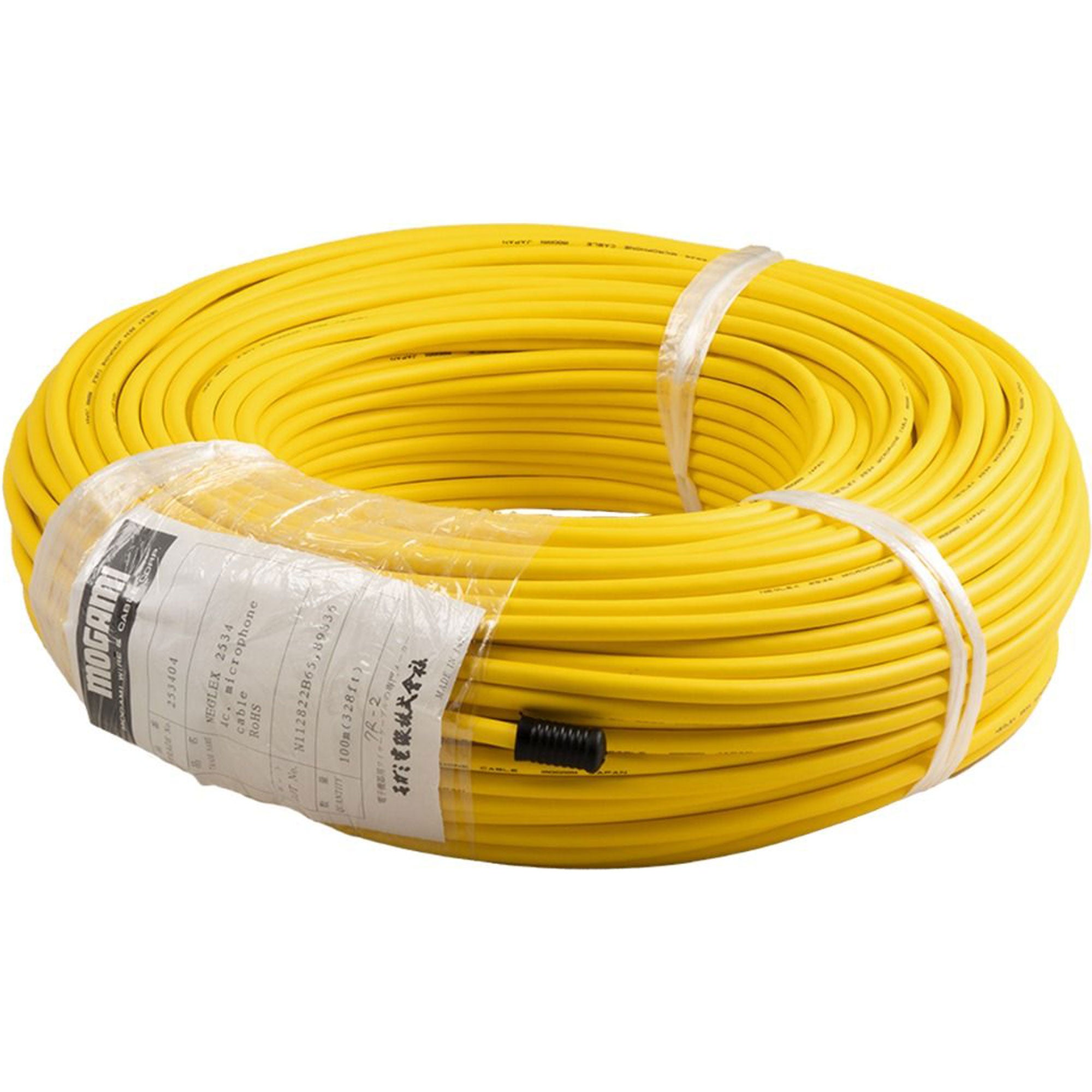 Mogami W2534 Neglex Quad Microphone Cable (Yellow, 164'/50m Roll)