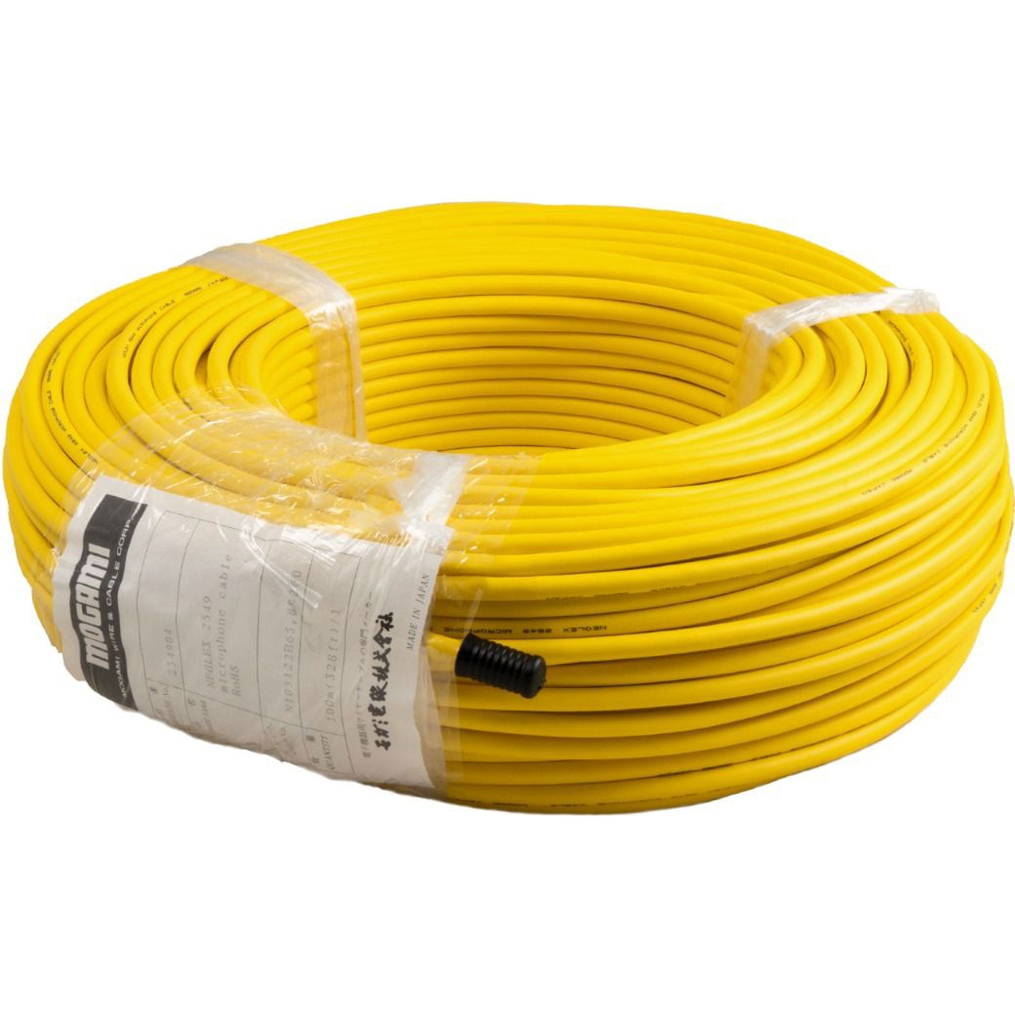 Mogami W2549 Long Run Mic Cable (Yellow, 328'/100m Roll)