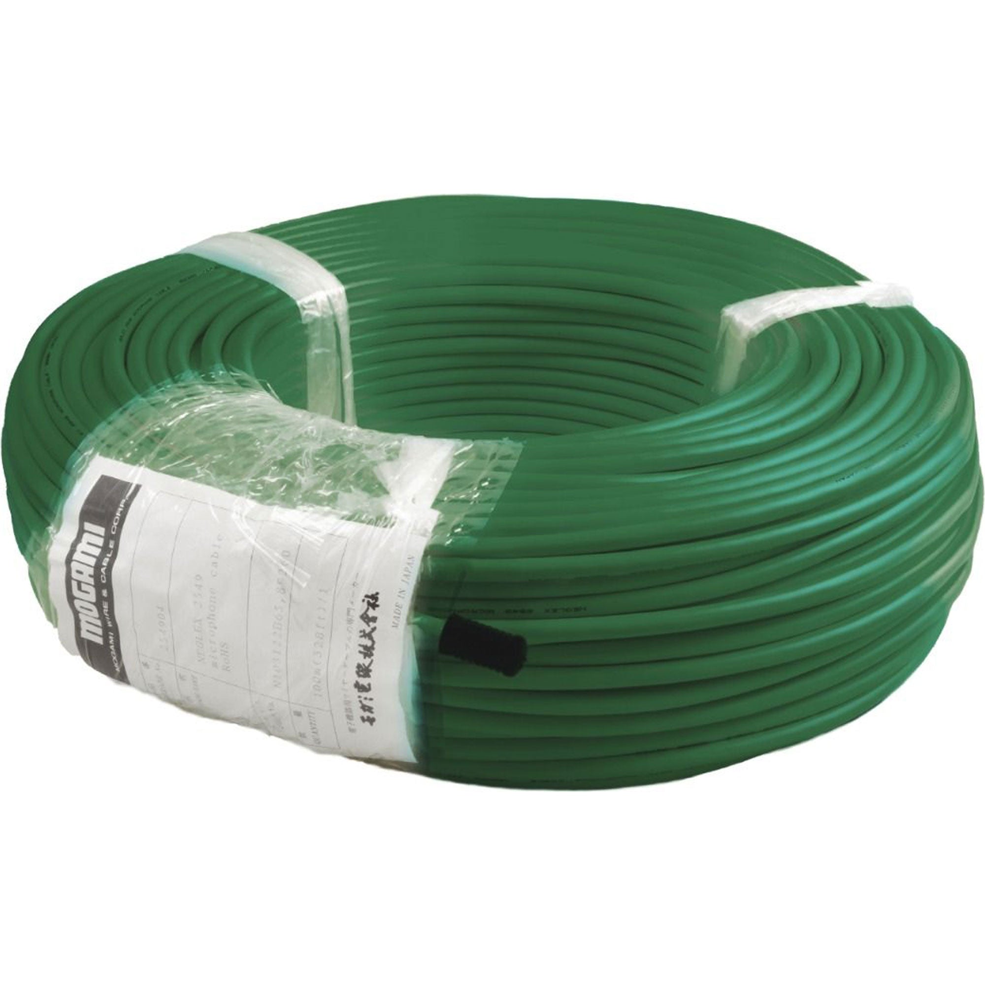 Mogami W2549 Long Run Mic Cable (Green, 328'/100m Roll)