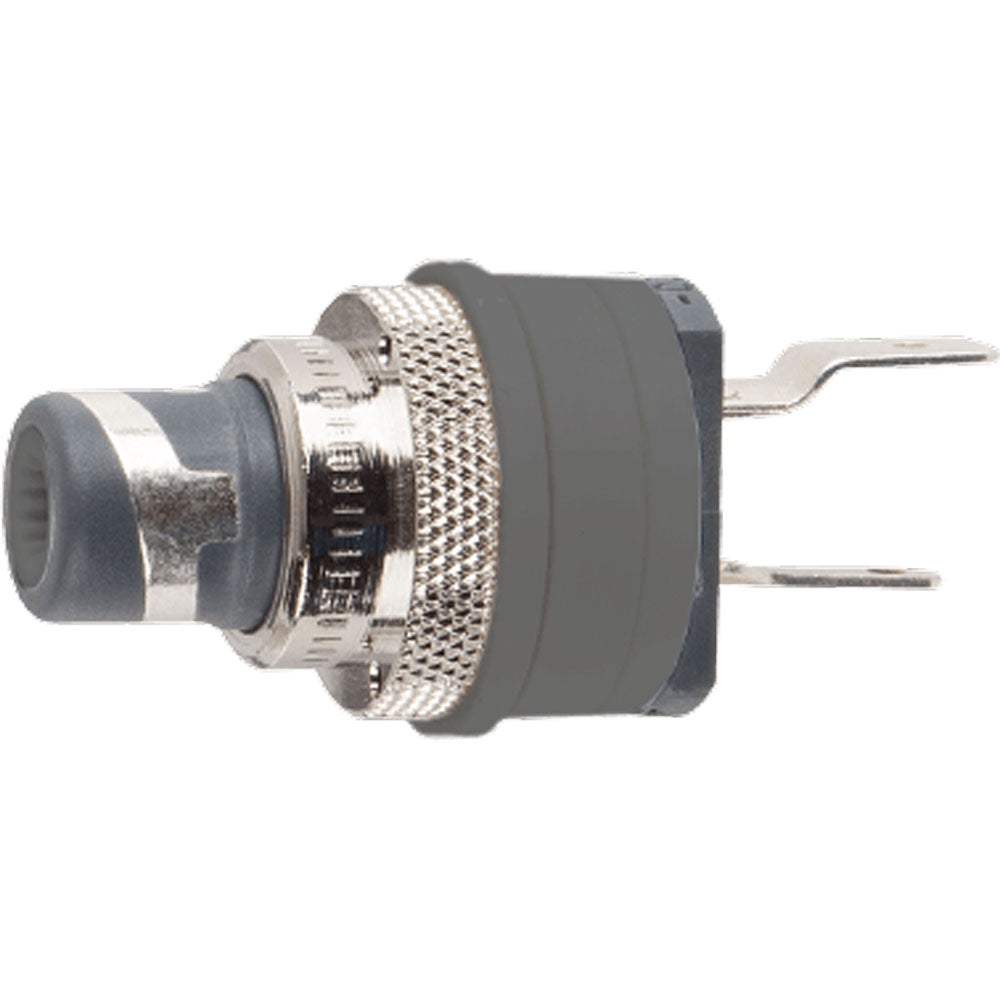 WBT 0210-Ag-Ms Nextgen Pure Silver RCA Female Socket Jack with Metal Nut (Single, Grey)
