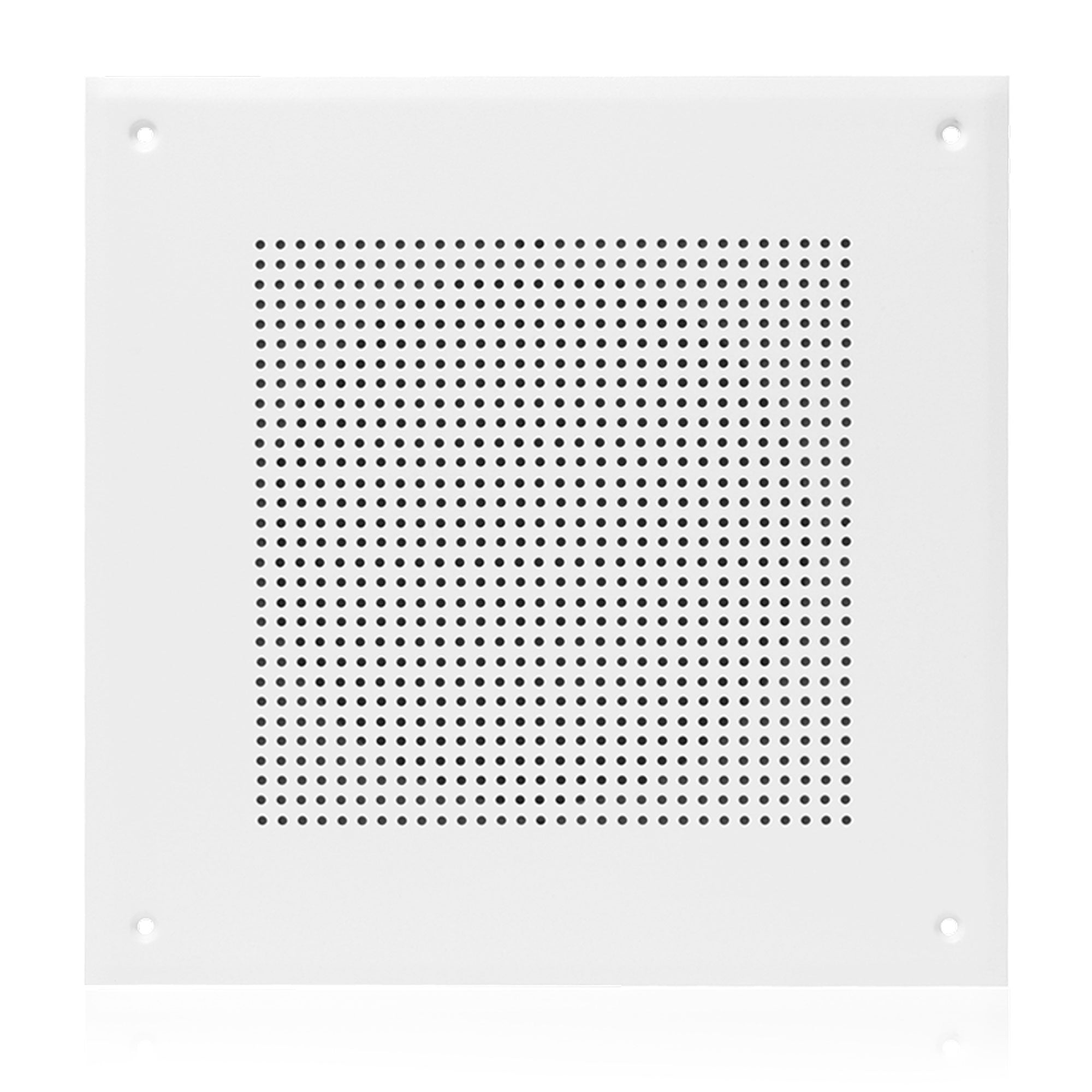 AtlasIED D161-8 8" In-Ceiling Speaker with 4-Watt 25v/70v Transformer and 161-8 Square Baffle