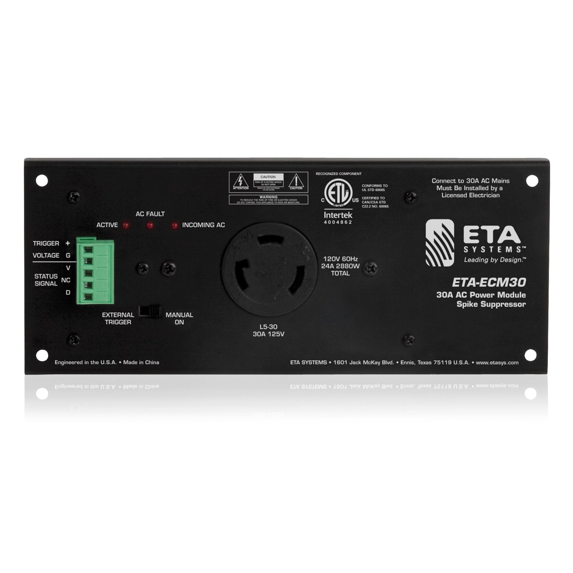 AtlasIED ECM-30 30A AC Power Module Spike Suppressor