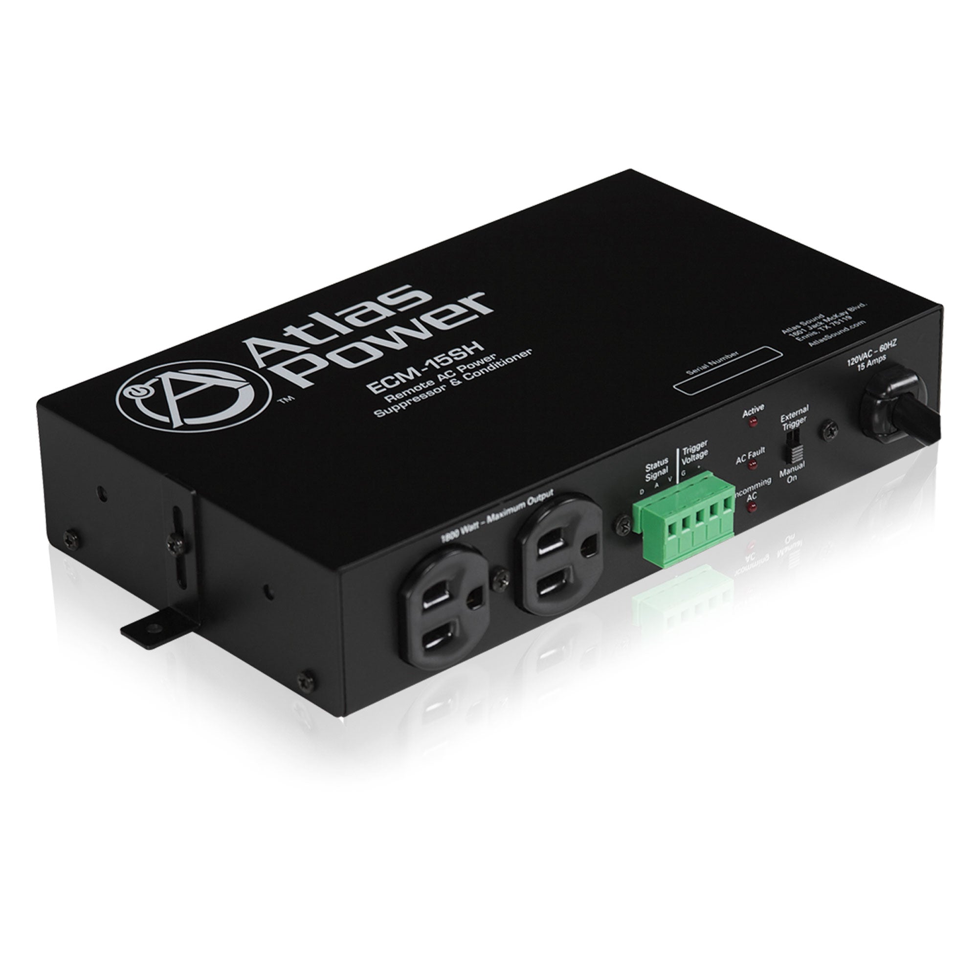 AtlasIED ECM-15SH 15A AC Power Conditioner and Spike Suppressor