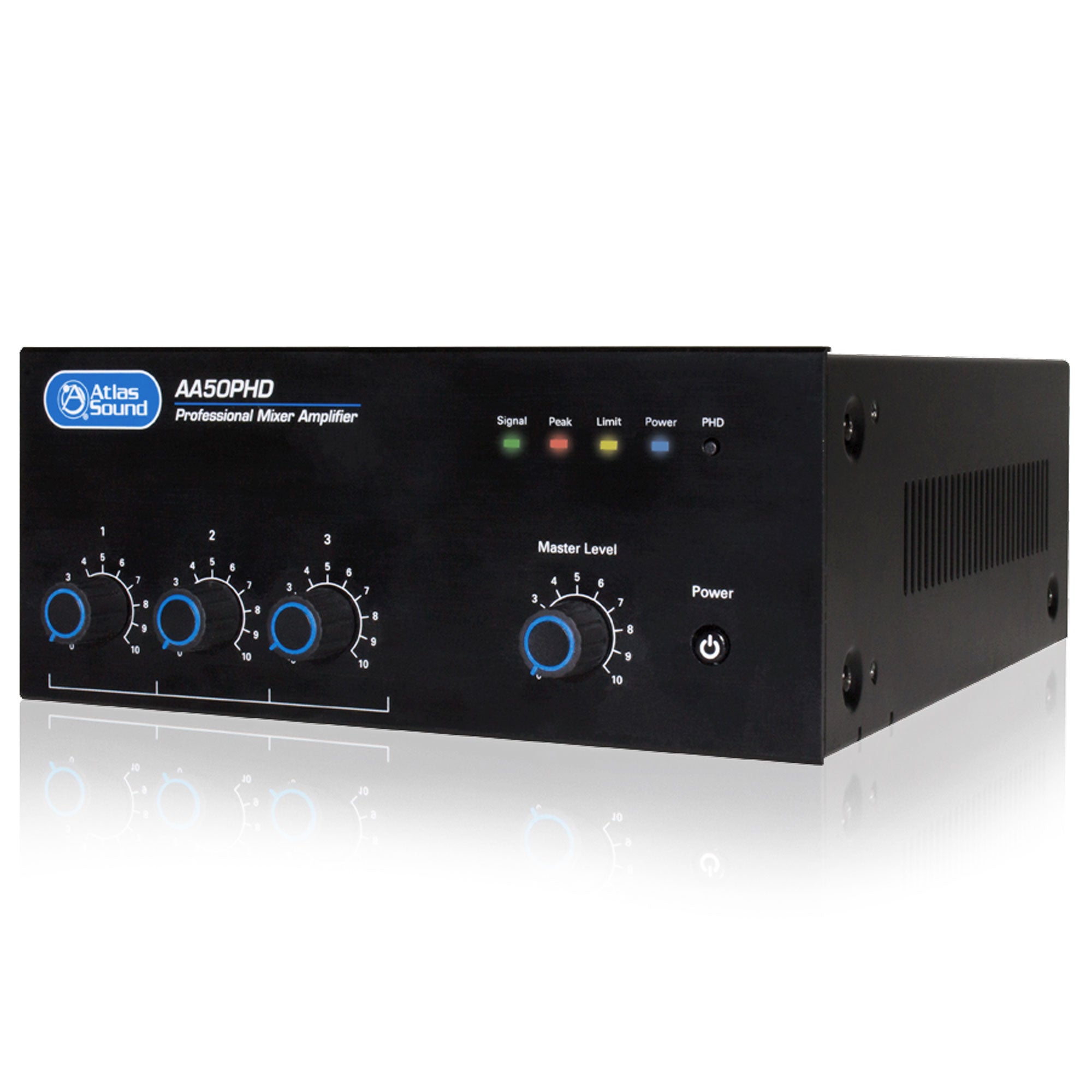 AtlasIED AA50PHD 4-Input, 50-Watt Mixer Amplifier with Automatic System Test