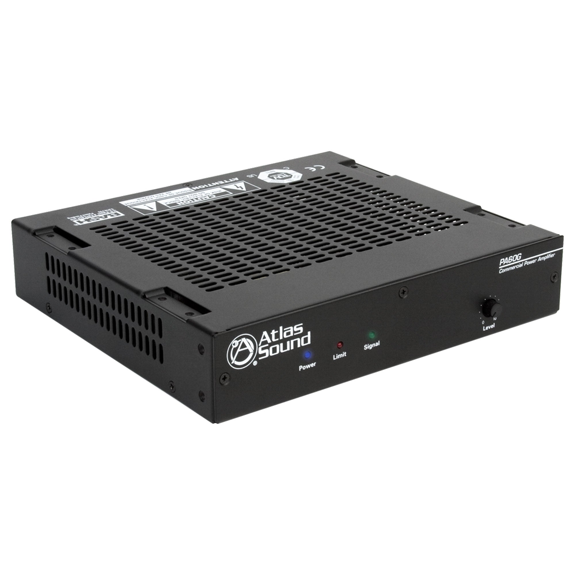 AtlasIED PA60G 60W 2 Input Single Channel Power Amplifier