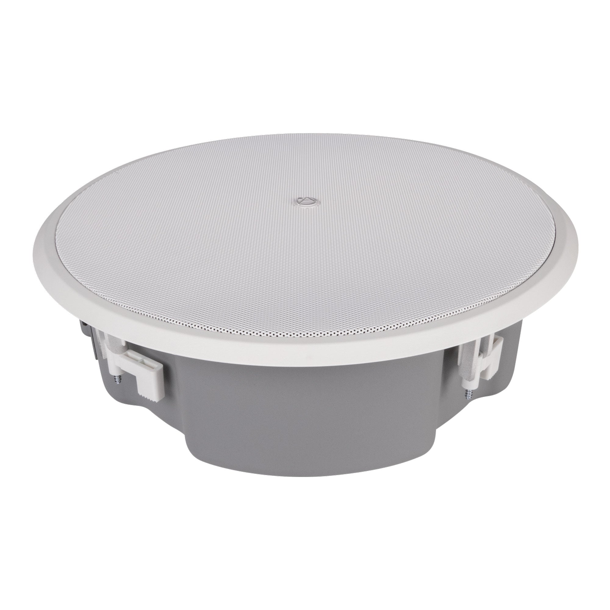 AtlasIED FAP63TC-W 6.5" Shallow Coaxial In-Ceiling Speaker with 32-Watt 70/100V Transformer (White, Pair)