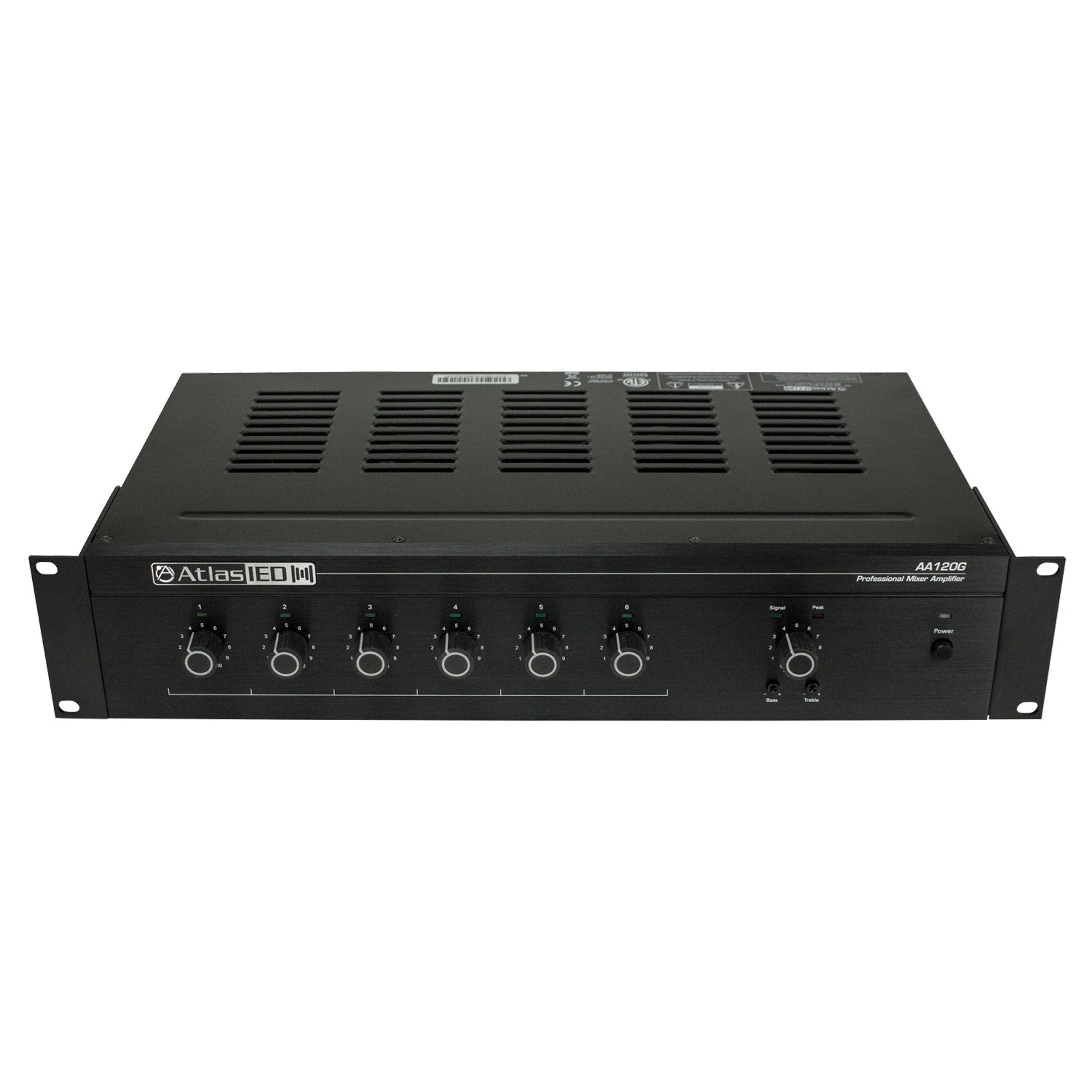 AtlasIED AA120G 6-Input, 120-Watt Mixer Amplifier