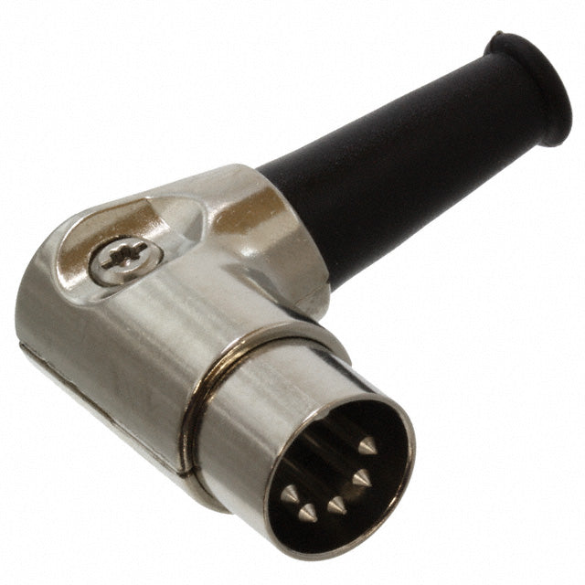 Switchcraft 05DL5MX 5-Pin DIN Right-Angle Male MIDI Cable Connector