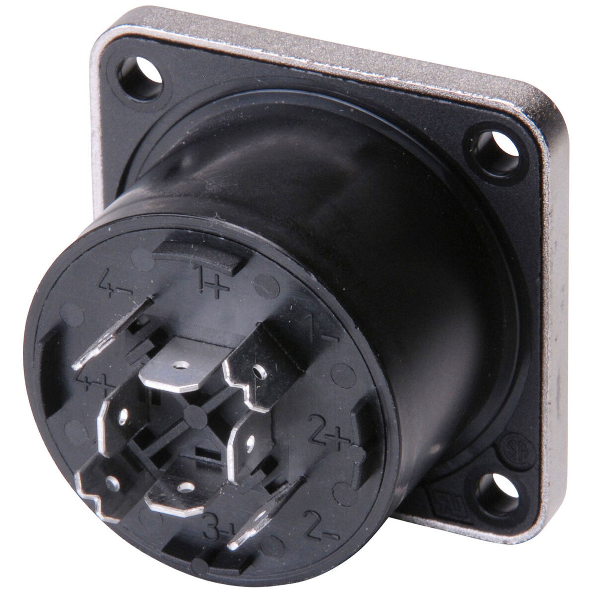 Neutrik NL8MPRXX 8-Pole speakON Panel Mount Connector (Nickel/Silver)