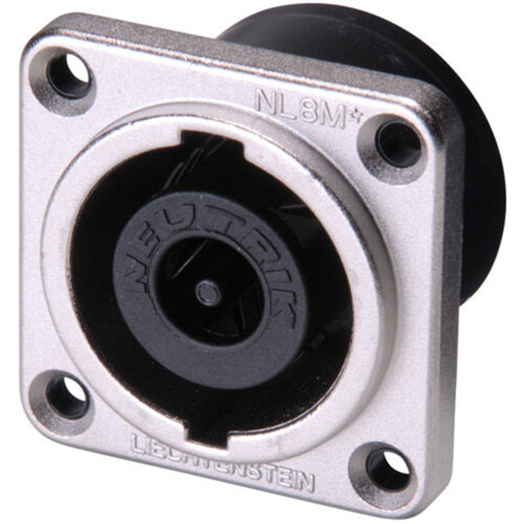 Neutrik NL8MPRXX 8-Pole speakON Panel Mount Connector (Nickel/Silver)