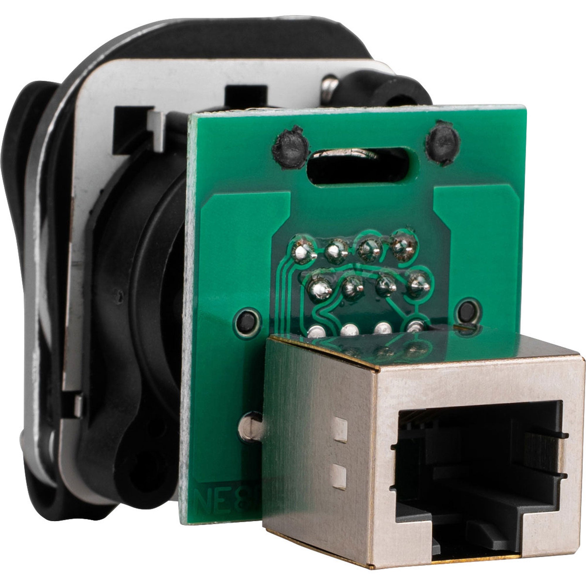 Neutrik NE8FDP-TOP etherCON RJ45 IP65 Outdoor Feedthrough Receptacle (Nickel)