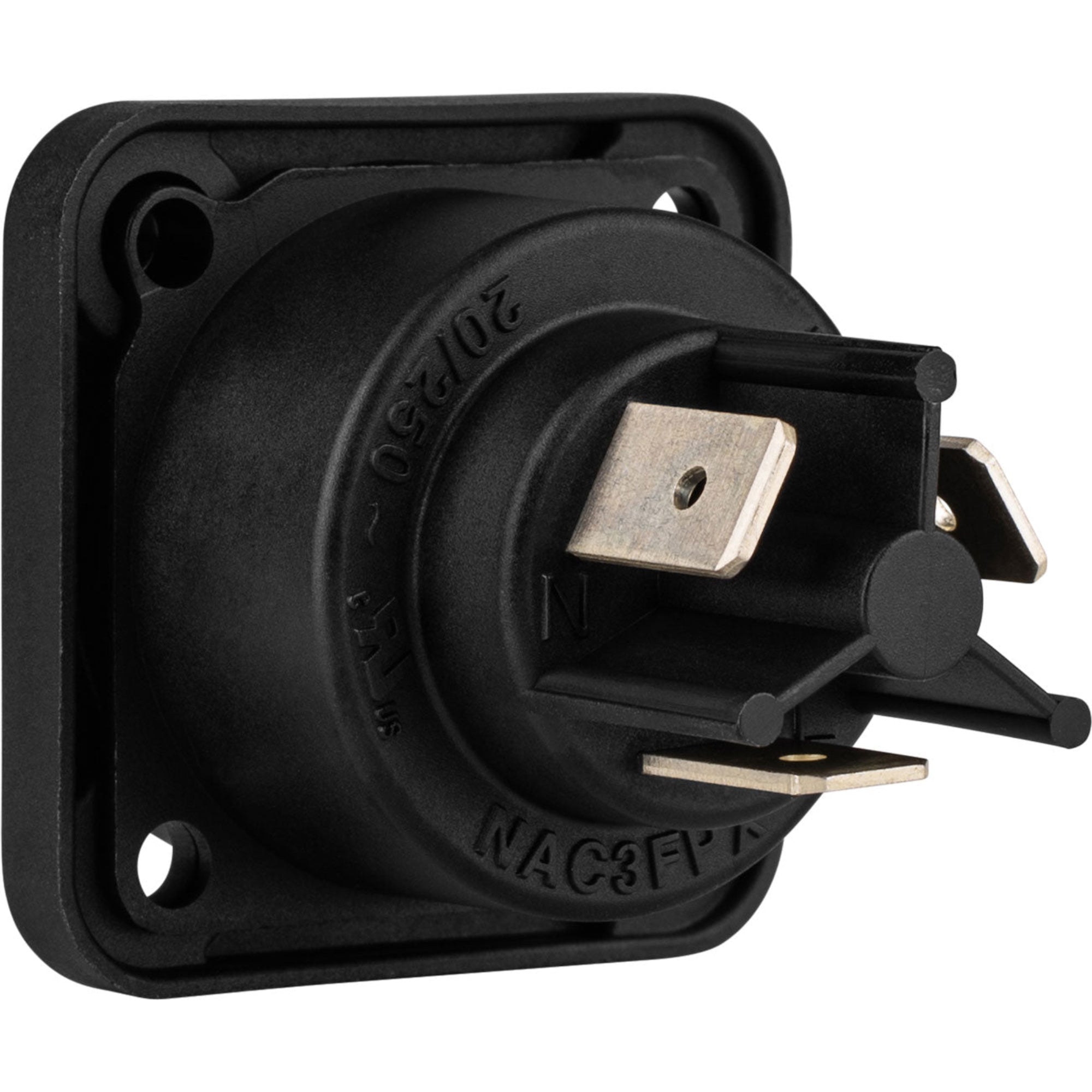 Neutrik NAC3FPX-TOP powerCON TRUE1 TOP Appliance Outlet (1/4" Flat Tabs, Box of 100)