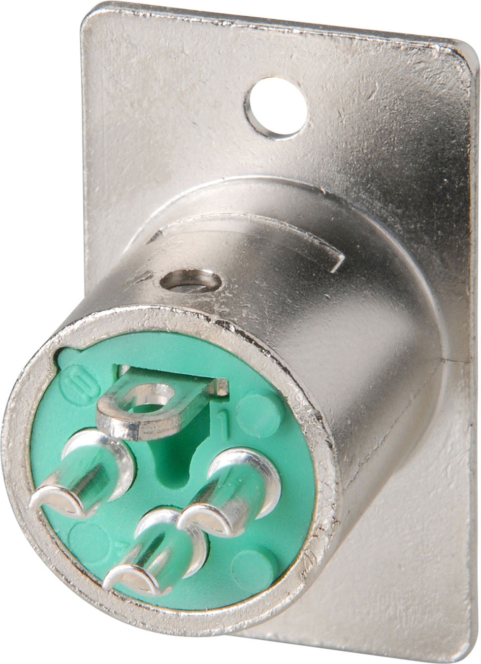 Switchcraft D3M Male 3-Pin XLR Panel Mount Connector (Nickel/Silver)