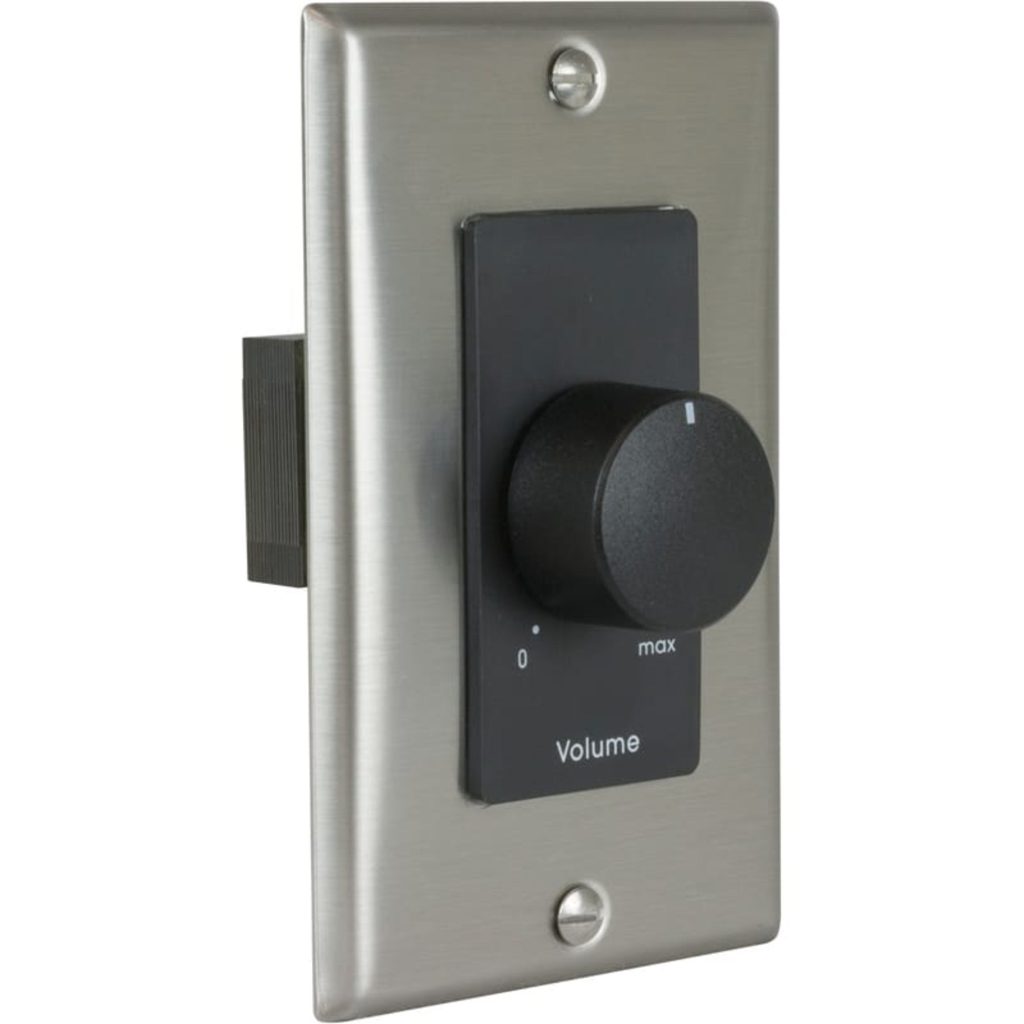 Lowell 100LVC-DSB Single Gang 100W Volume Attenuator (Decora Stainless & Black)