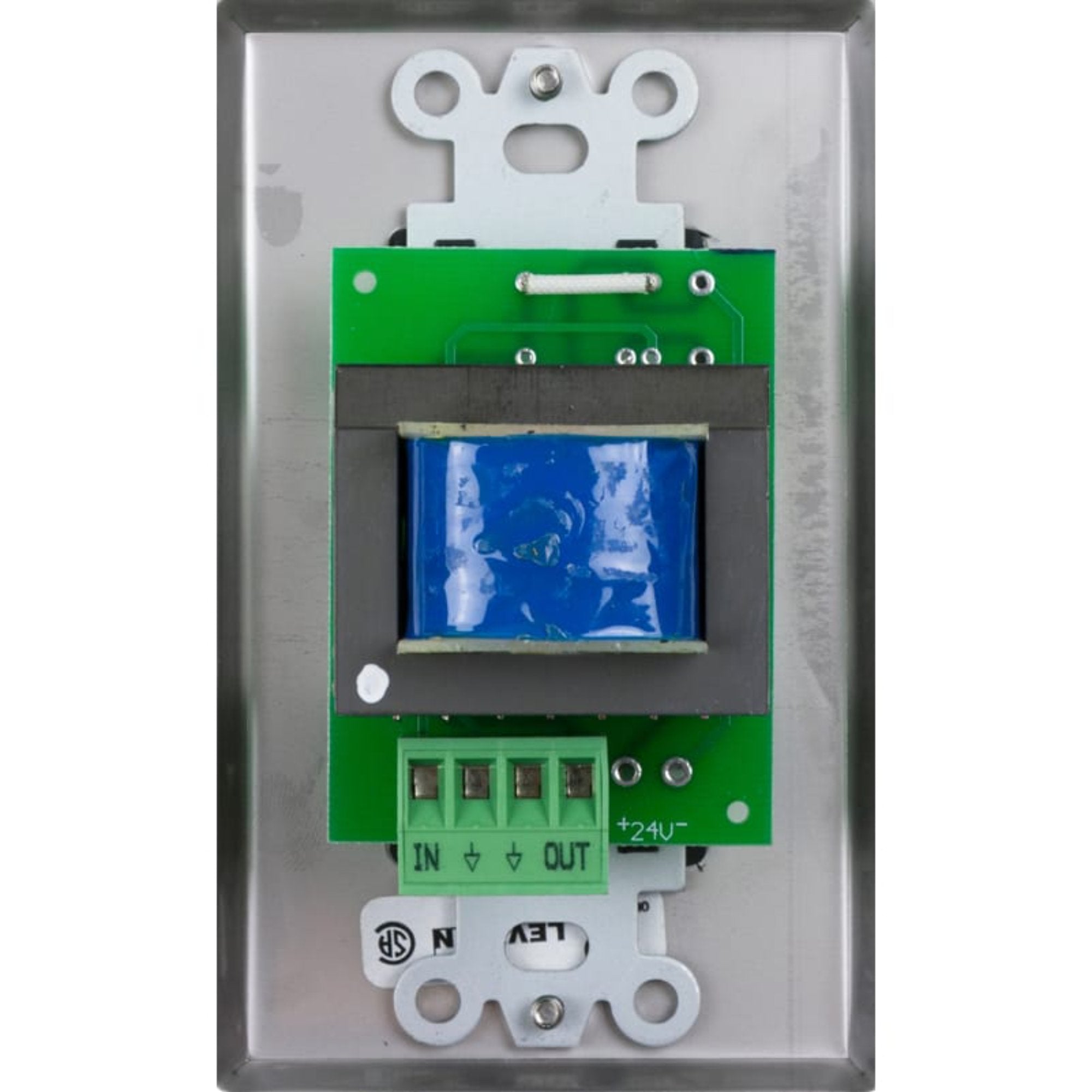 Lowell 100LVC-DSB Single Gang 100W Volume Attenuator (Decora Stainless & Black)